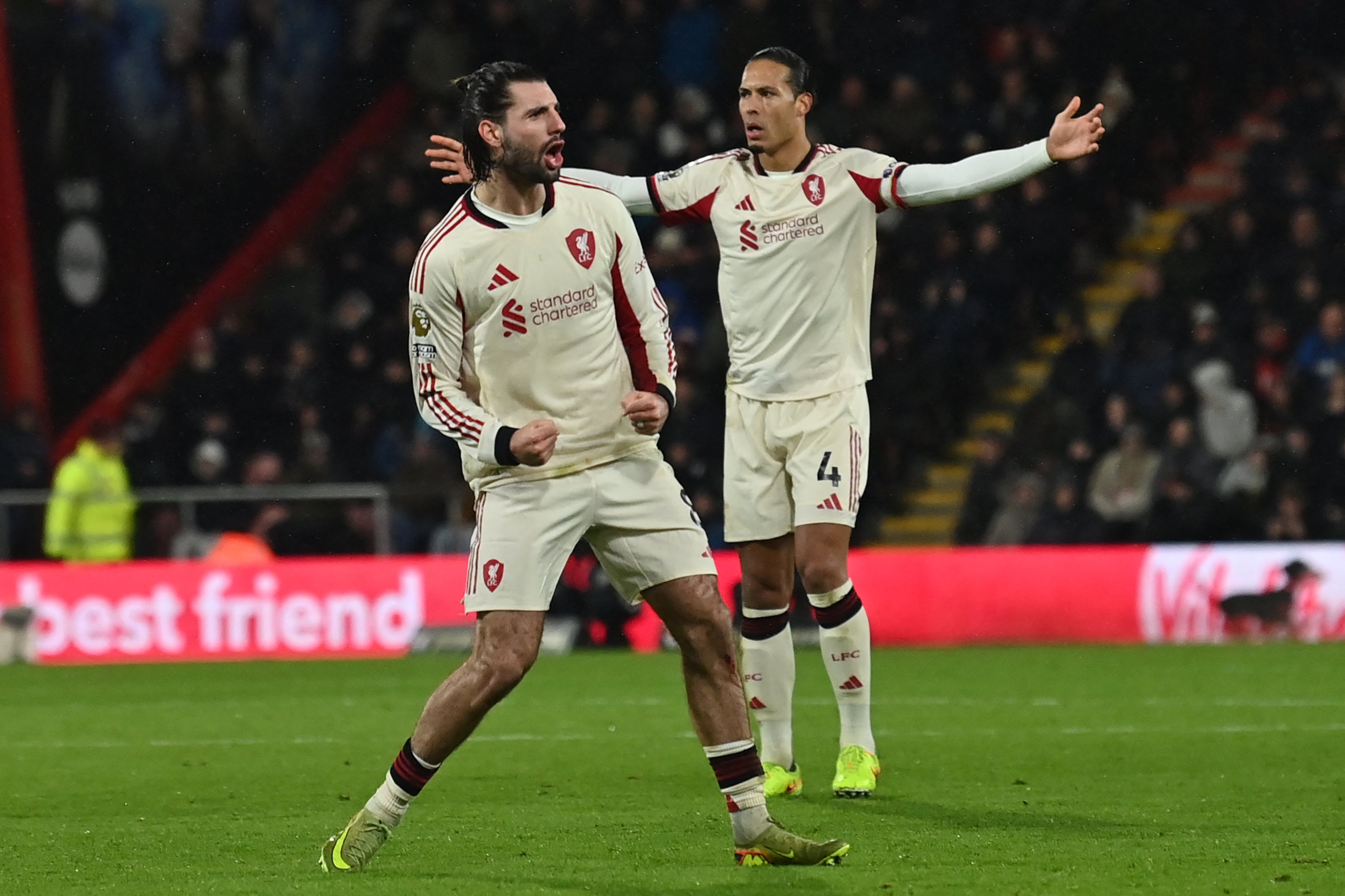 Dominik Szoboszlai thought he had salvaged at least a point for Liverpool