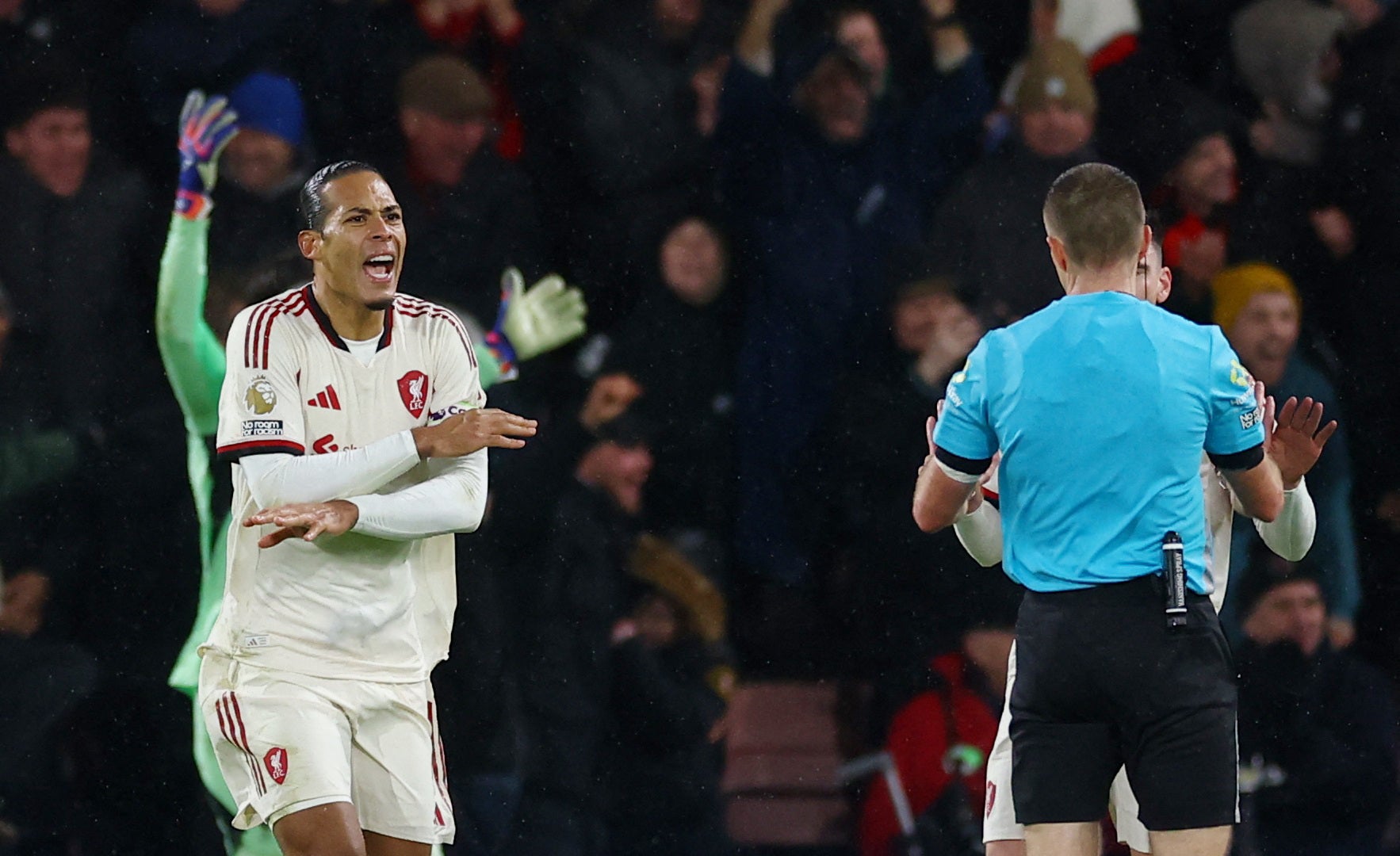 Virgil van Dijk fumes at refereeing over last-gasp Bournemouth winner