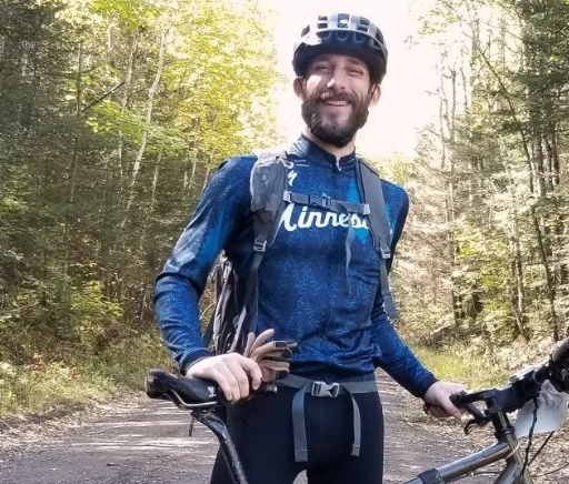 This undated photo provided by Michael Pretti shows Alex J. Pretti, the man who was shot by federal officers in Minneapolis on Saturday, Jan. 24, 2026