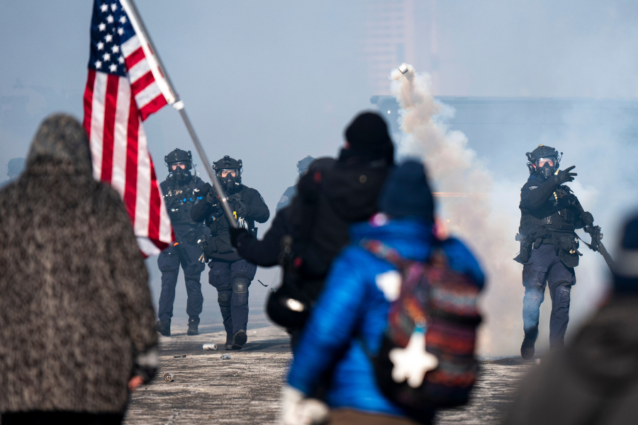 DHS Assistant Secretary Tricia McLaughlin claimed Saturday that a Homeland Security agent will lose his finger after a Minneapolis protester allegedly bit it off