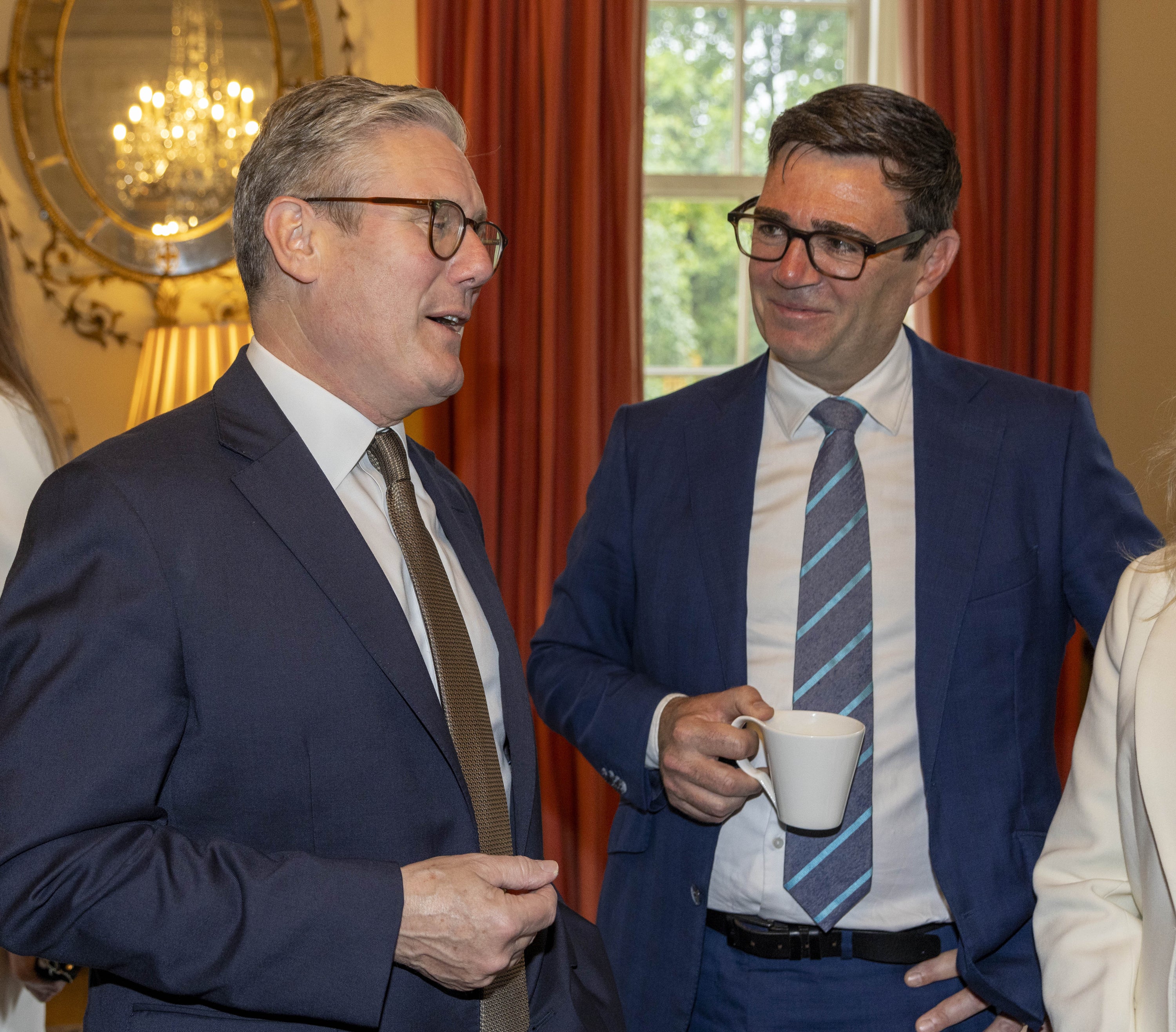 Prime Minister Sir Keir Starmer (left) and Mayor of Greater Manchester Andy Burnham, during a meeting with English regional mayors, at No 10 Downing Street in Westminster, in July 2024.