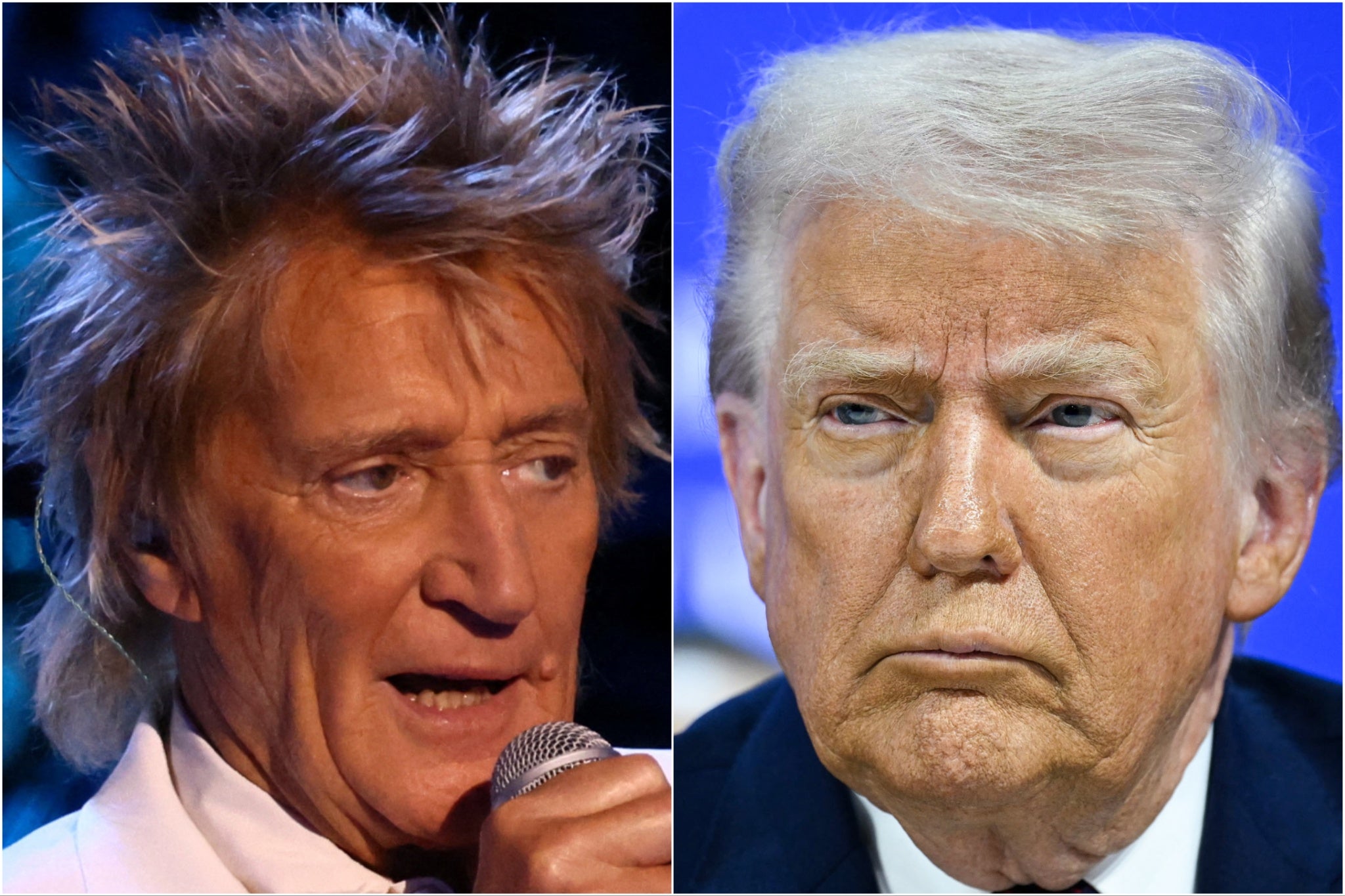 Rod Stewart called President Trump a ‘draft dodger’ for his ‘unbearable’ remarks about Nato troops