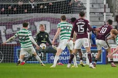 Hearts vs Celtic live: Rivals share spoils in thrilling Scottish Premiership title tussle