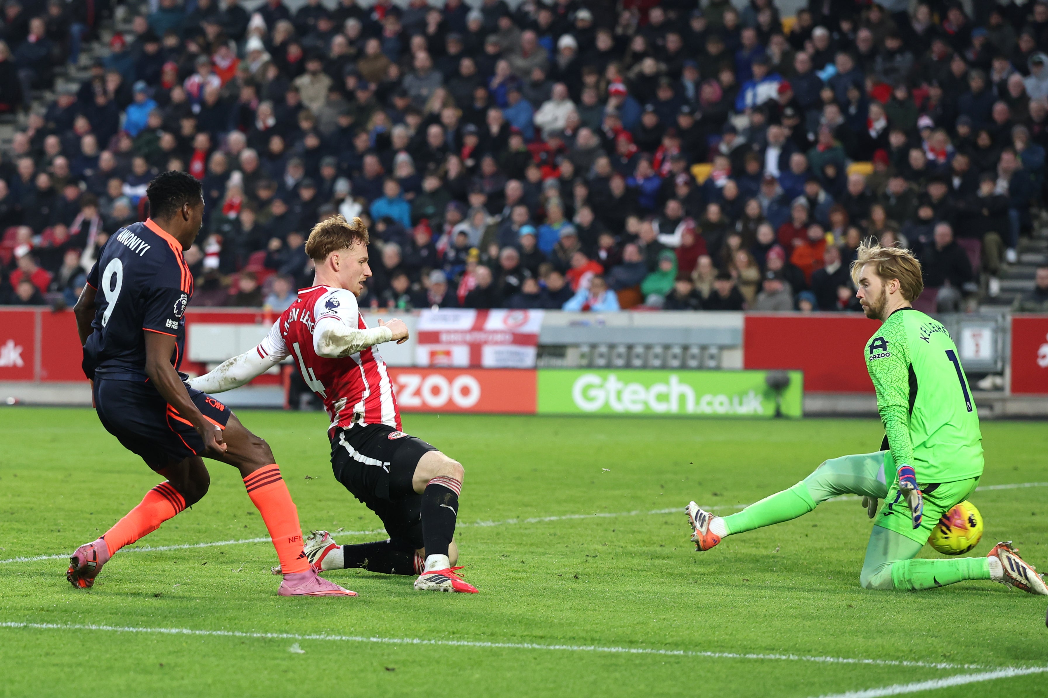 Taiwo Awoniyi struck for the first time since a nasty injury at the end of last season
