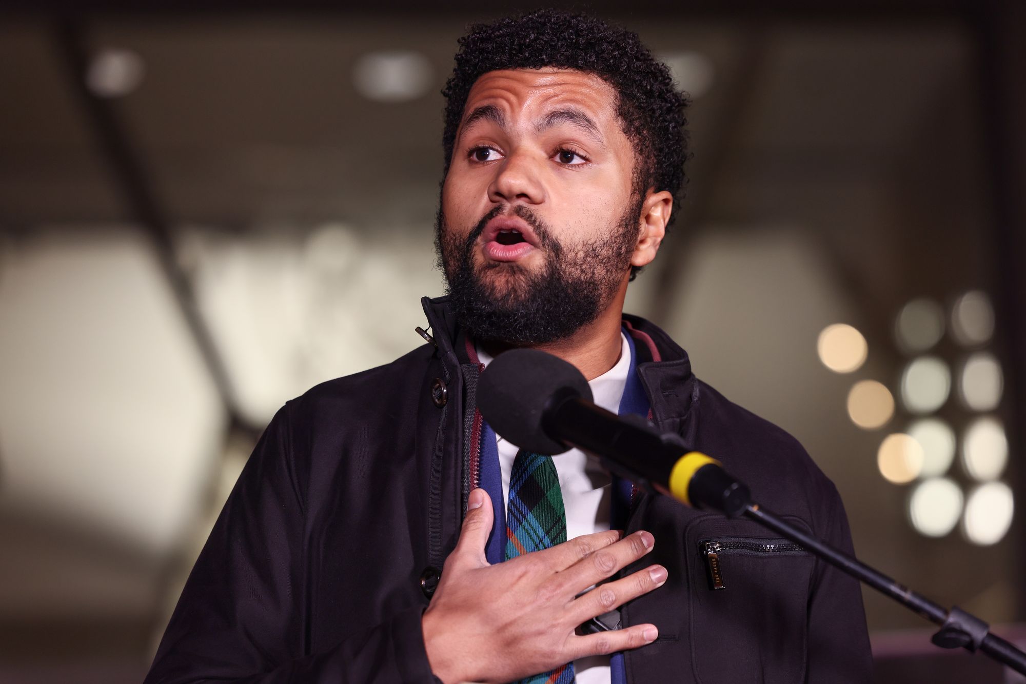 Rep. Frost said the suspect ‘told me that Trump was going to deport me before he punched me in the face’