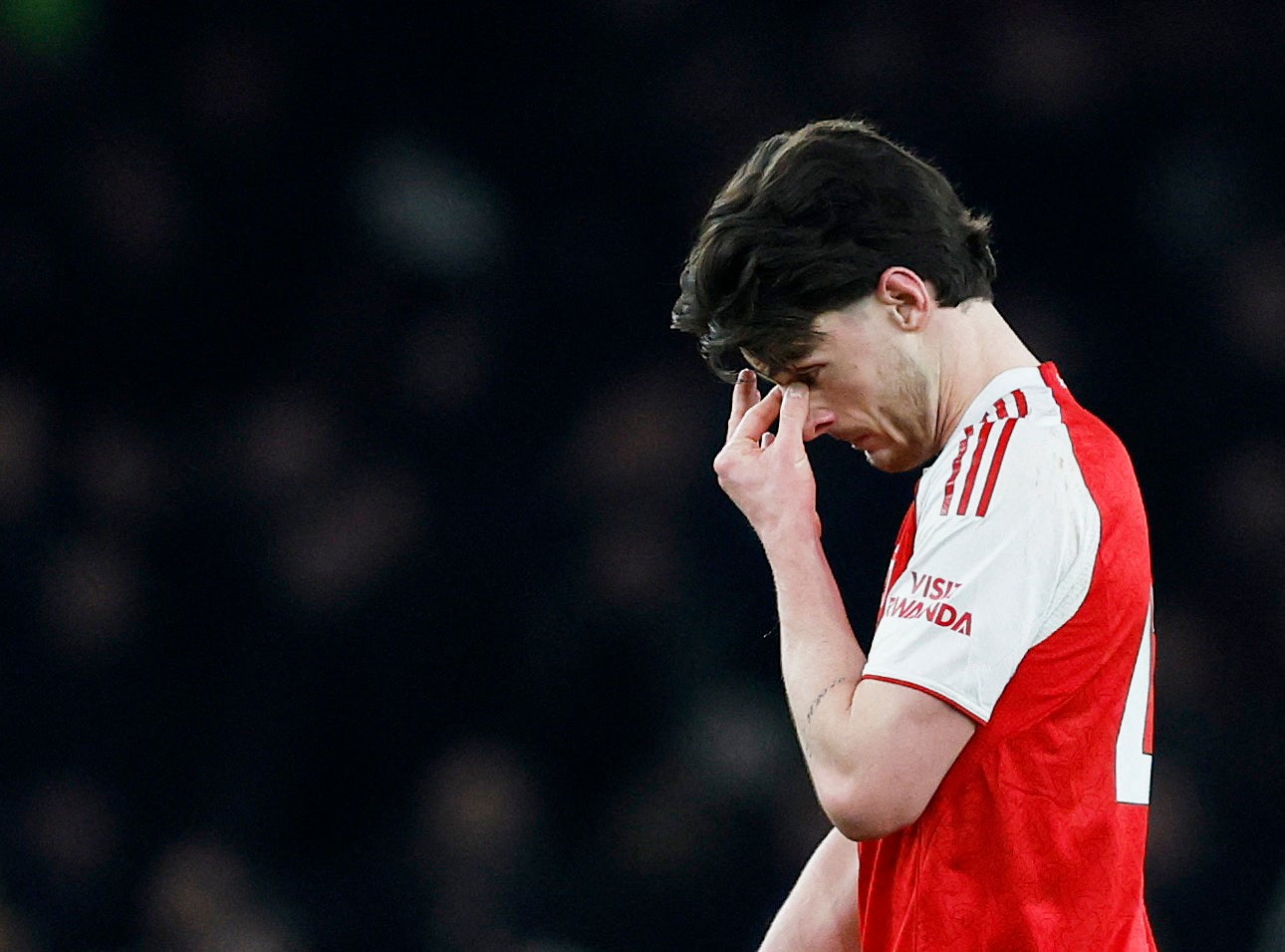 Patrick Vieira questions Arsenal’s mental strength after Manchester United loss