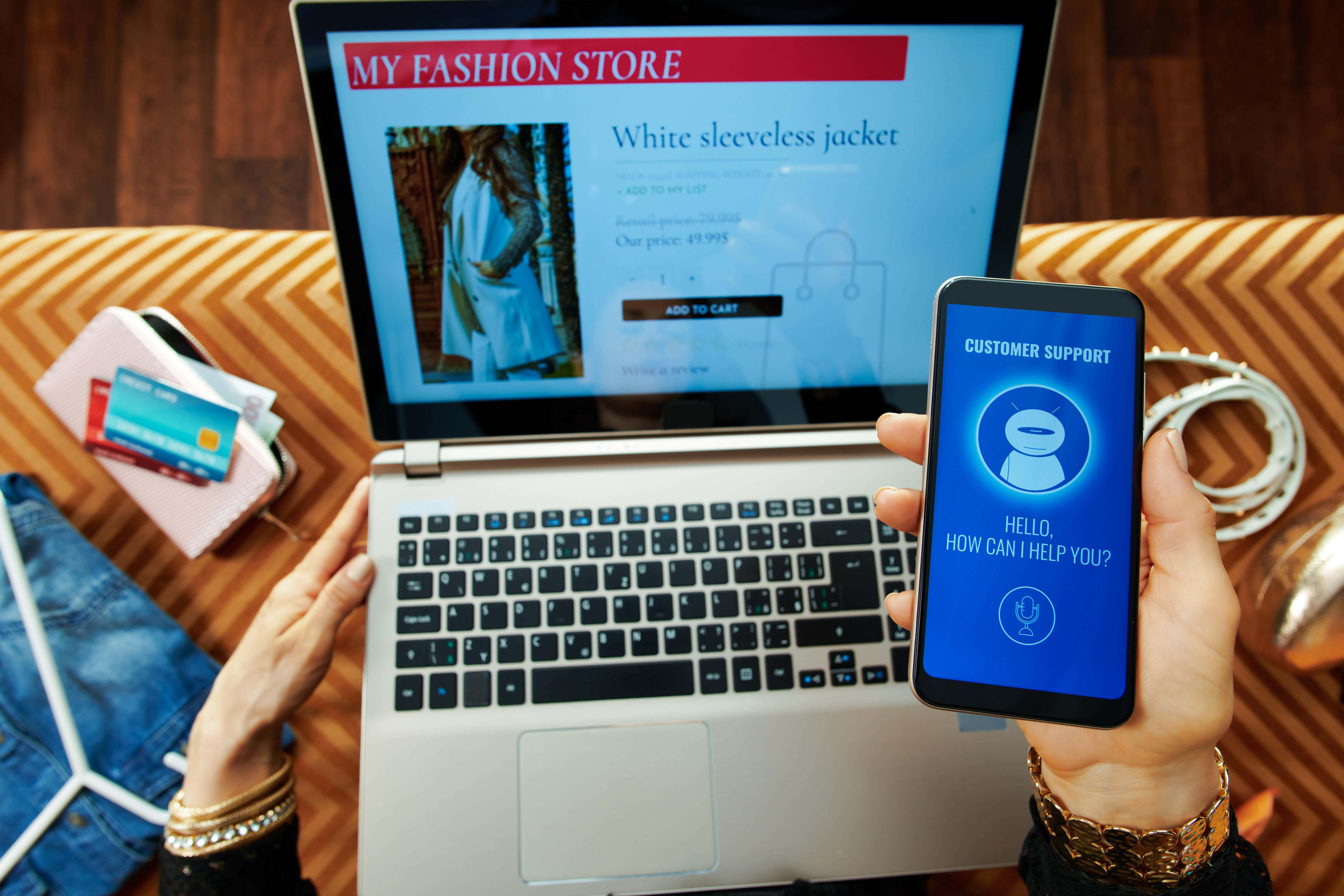 The growth is being fuelled by a wave of new adopters, with more than 18% of 16 to 27-year-olds and 15% of 28 to 43-year-olds using AI for shopping for the first time in the last 12 months (Alamy/PA)