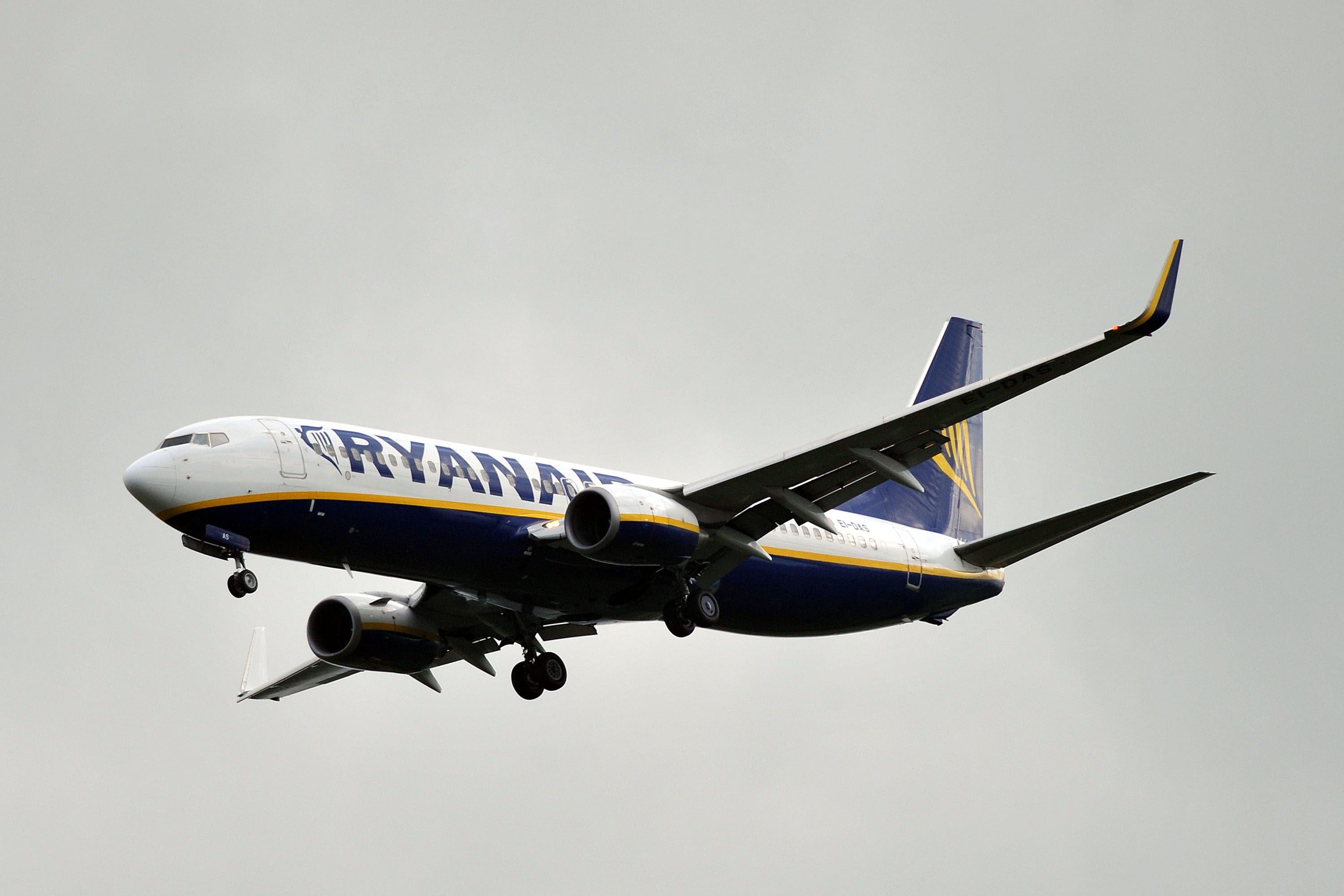 Ryanair has upped its annual outlook for passenger growth (Nicholas.T.Ansell/PA)