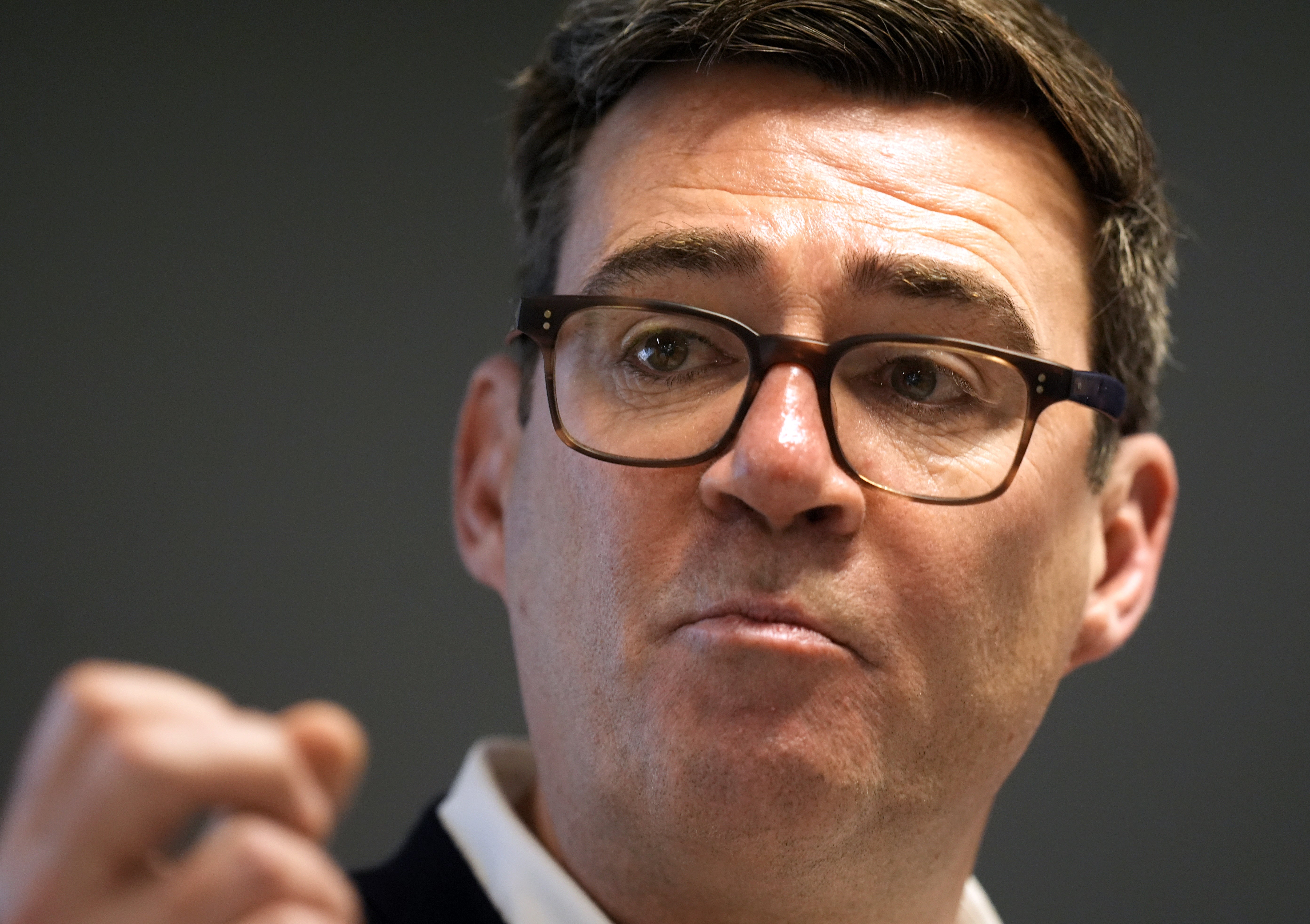 Andy Burnham has expressed disappointment at being blocked