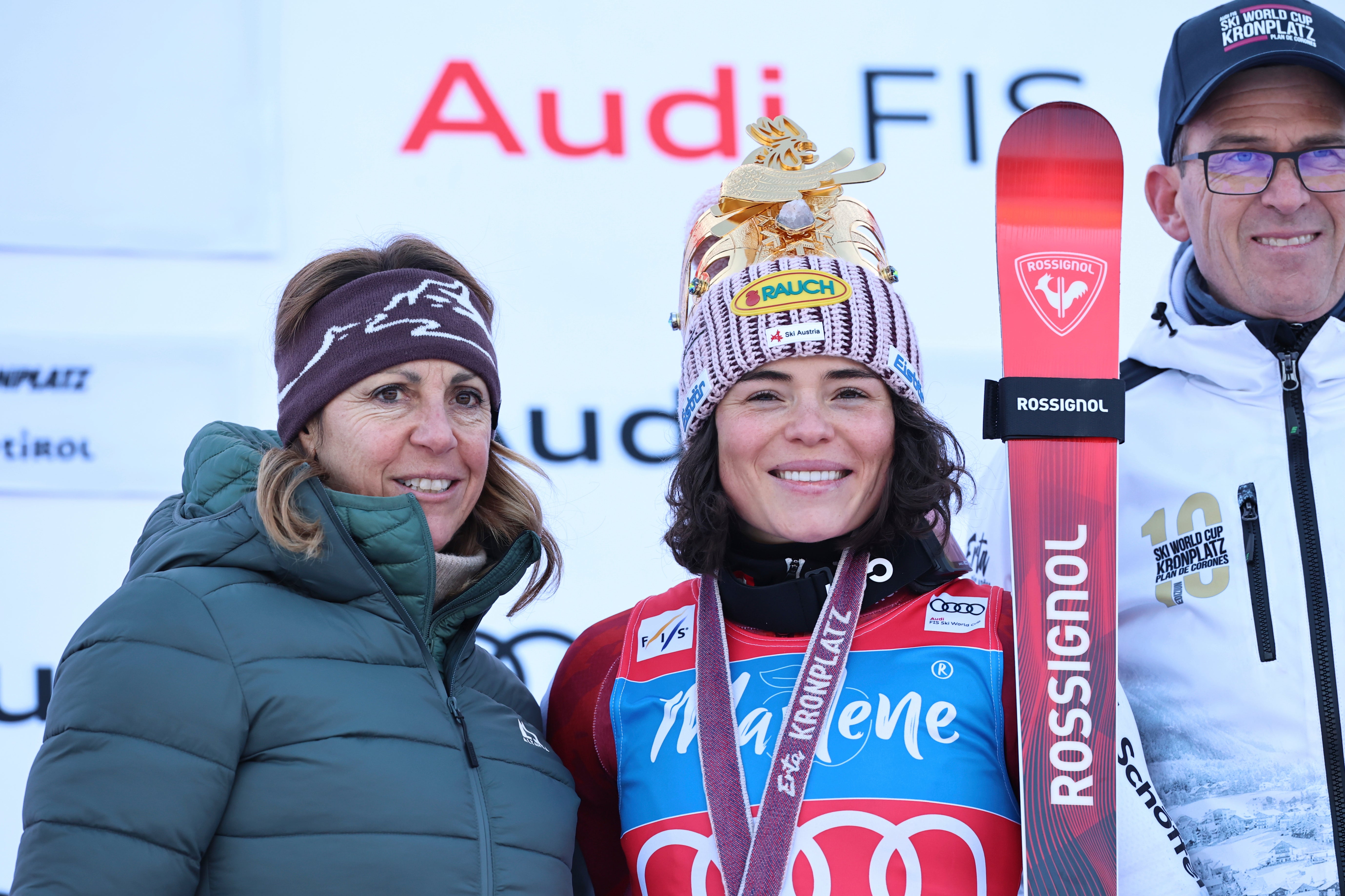 Deborah Compagnoni (left) wants more safety measures in place at training sites