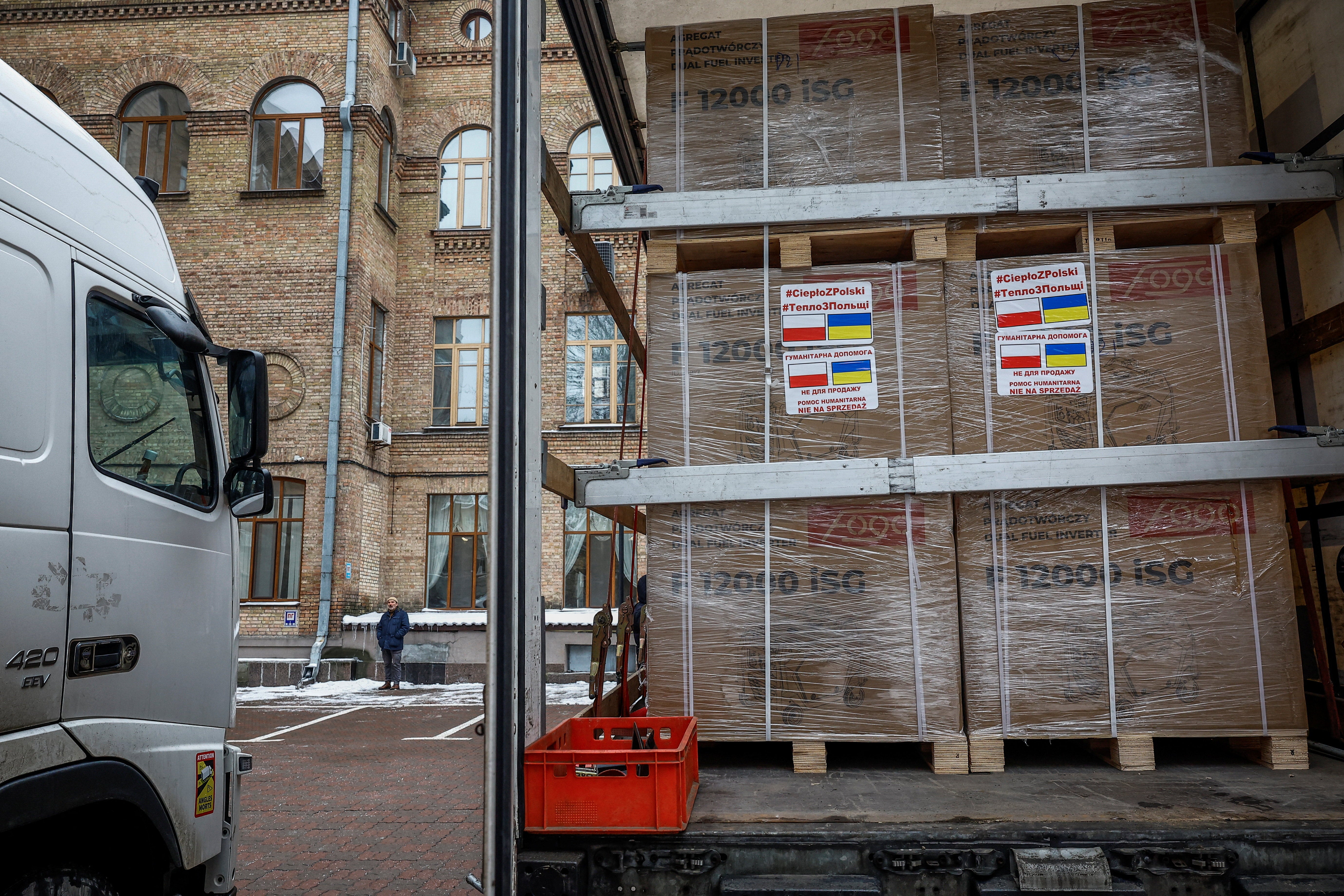 Czechs have also raised millions of pounds to fund generators in Ukraine