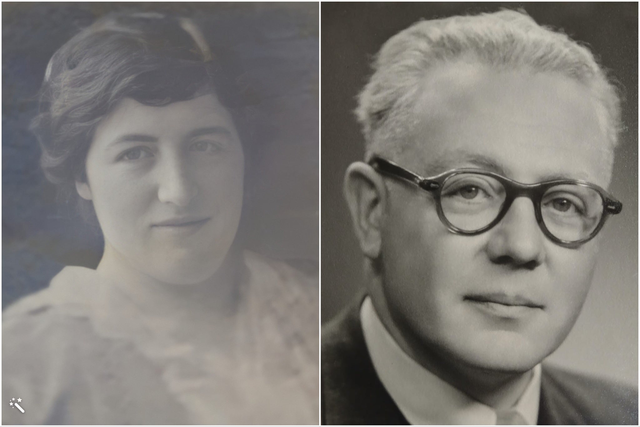 Adriana’s grandmother and father, Ernestine Emmy Gusdorf and John Hans Turk