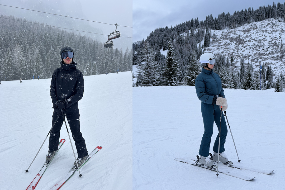 Testing the best ski wear in the Dolomites during snowy conditions