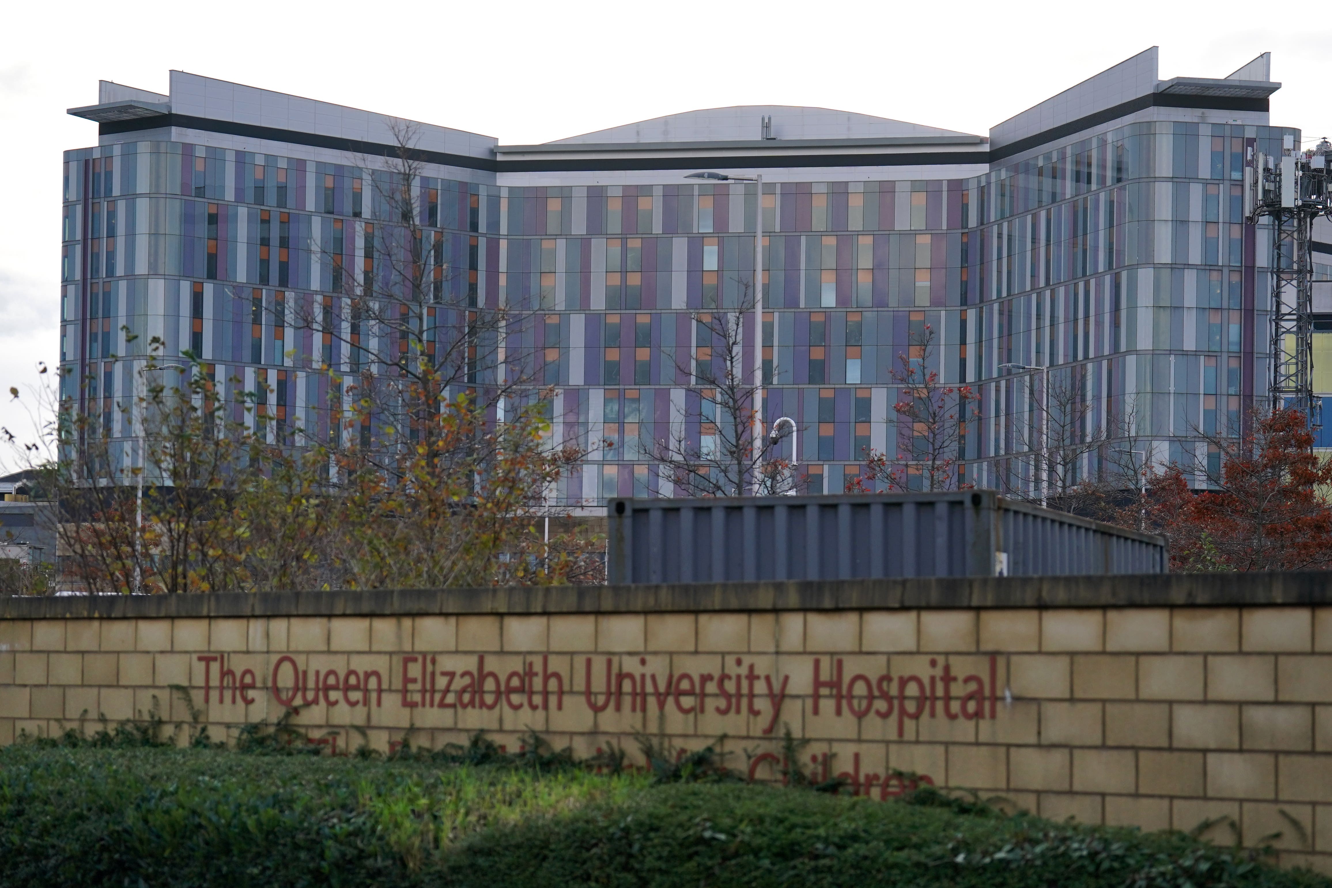 An inquiry was launched into the construction and maintenance of the hospital in Glasgow (Andrew Milligan/PA)