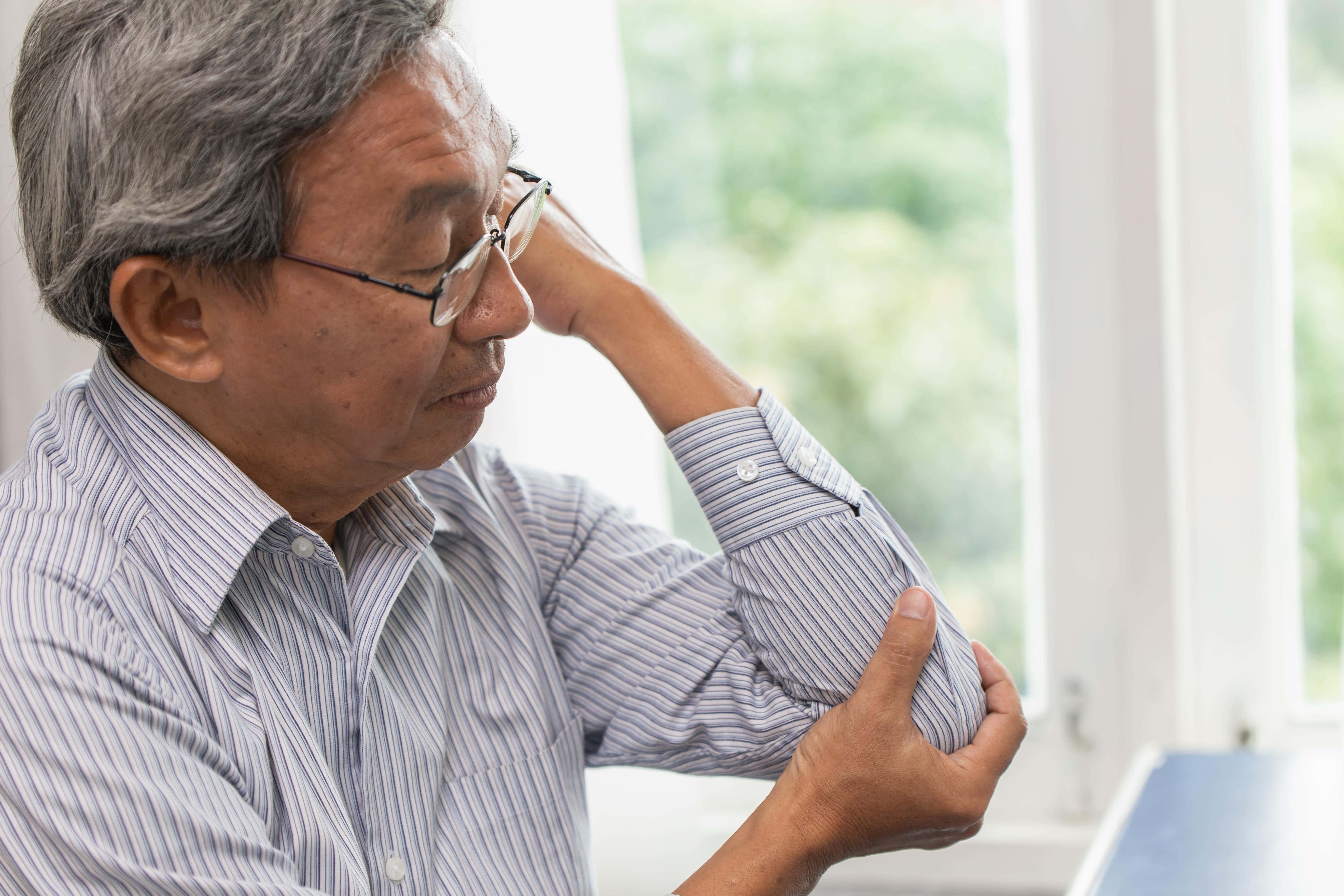 During an attack of gout, the affected joint becomes very painful, tender, red, hot and swollen (Alamy/PA)