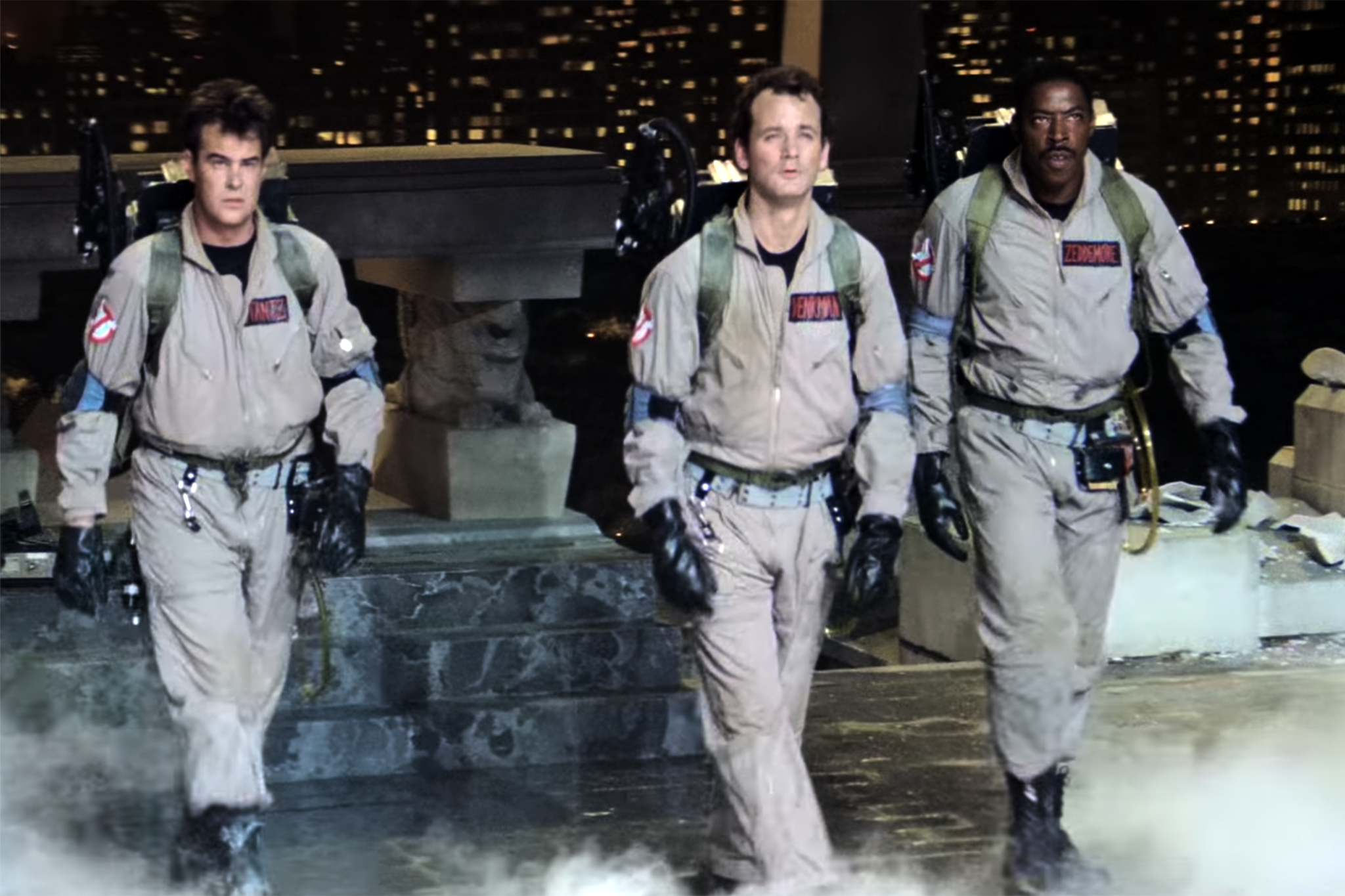 <p>Ghostbusters actor Ernie Hudson (right) has revealed the workout regimen that keeps him flexible at age 80</p>
