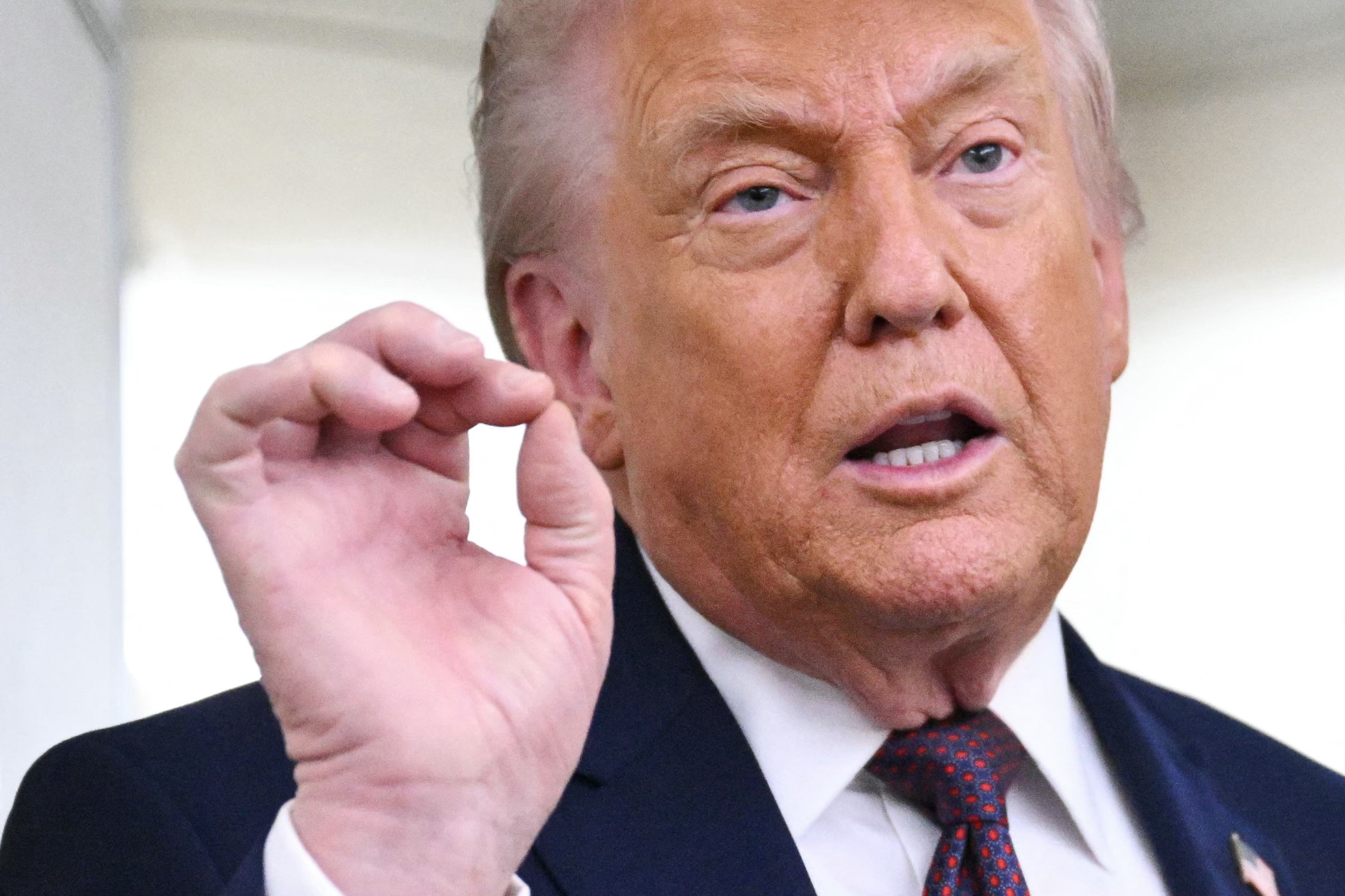 Trump's overall approval rating also fell to 38 percent, matching the lowest level of his current term.