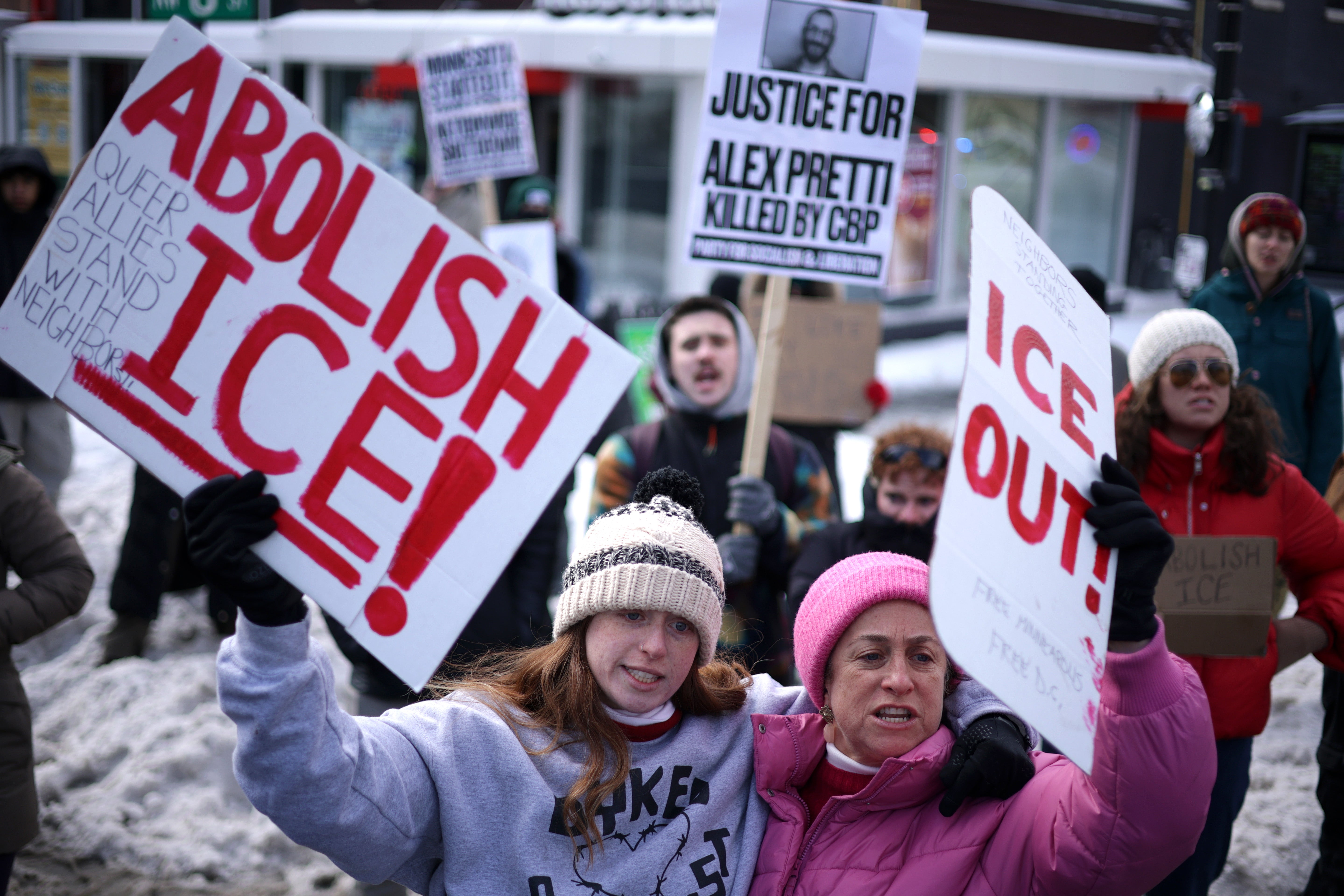 Across the nation, demonstrators have taken to the streets to protest aggressive immigration enforcement by the Trump administration