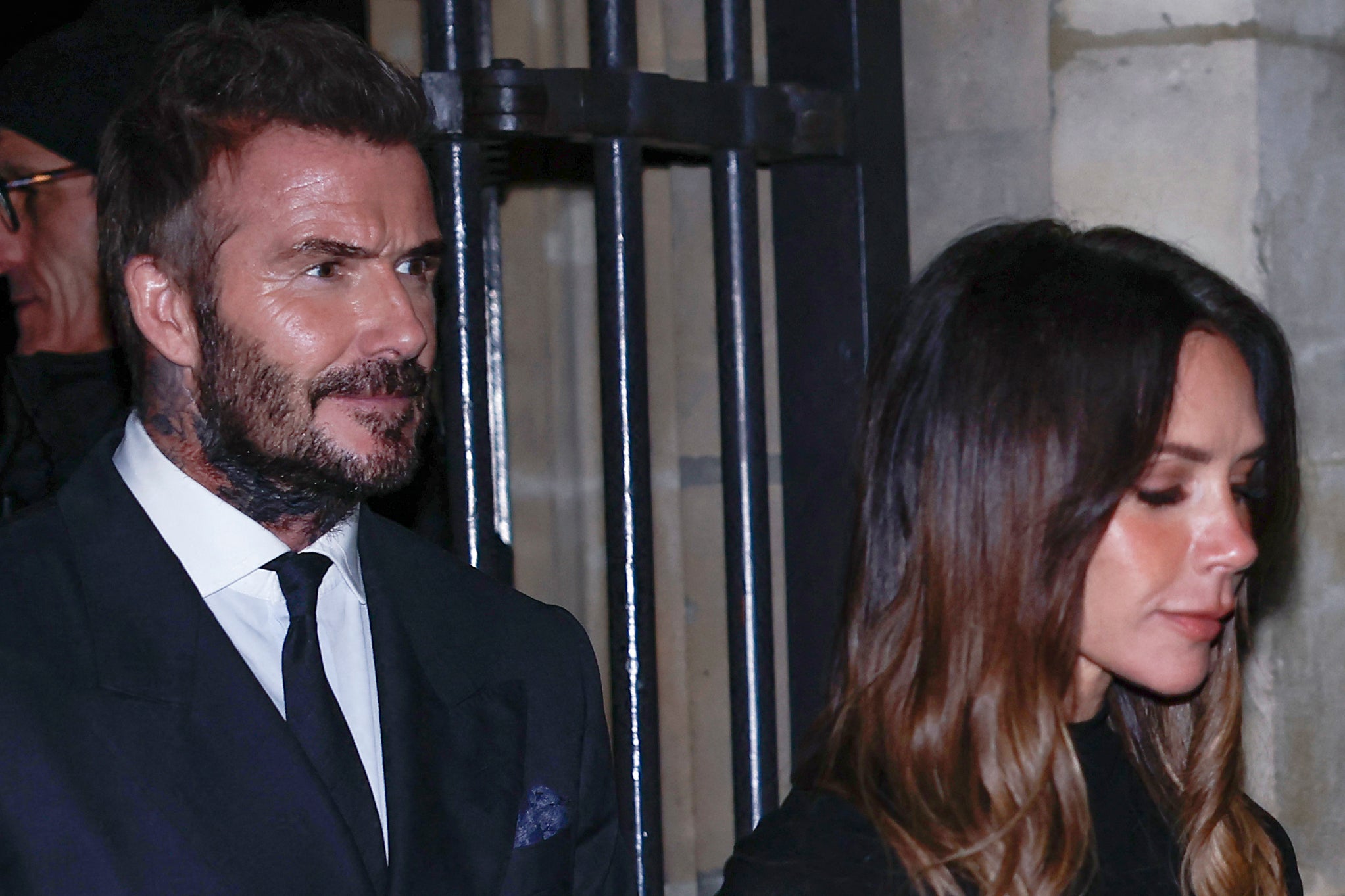 <p>David and Victoria Beckham leaving a ceremony at the Ministry of Culture in Paris on January 26, 2026, a week after their son Brooklyn's bombshell public statement</p>