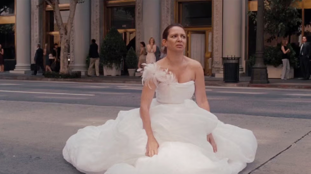 Lillian, after wedding dress shopping in 'Bridesmaids'