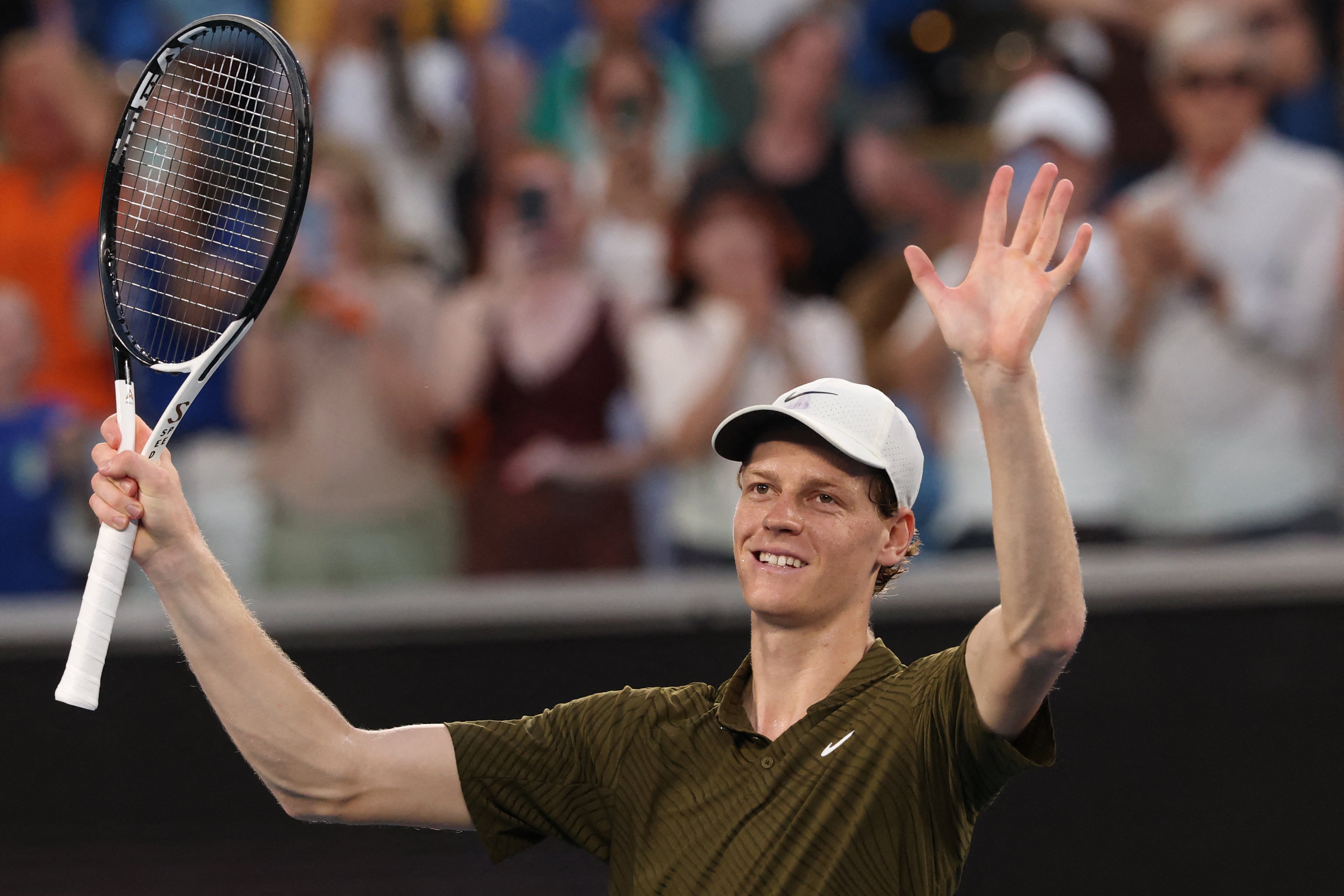 Jannik Siner is into the Australian Open quarter-finals