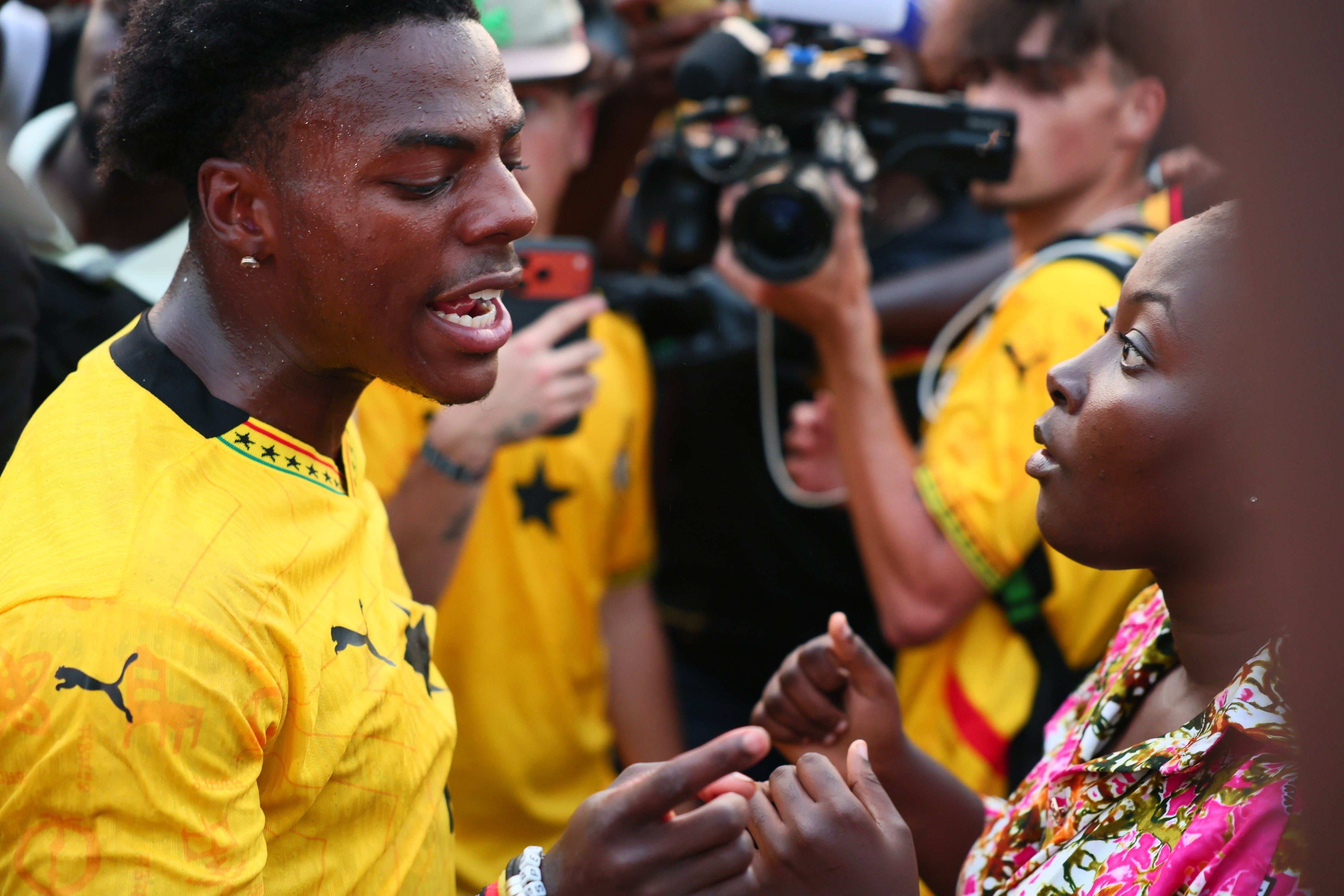 IShowSpeed, meets fans at Independence Square in Accra, Ghana