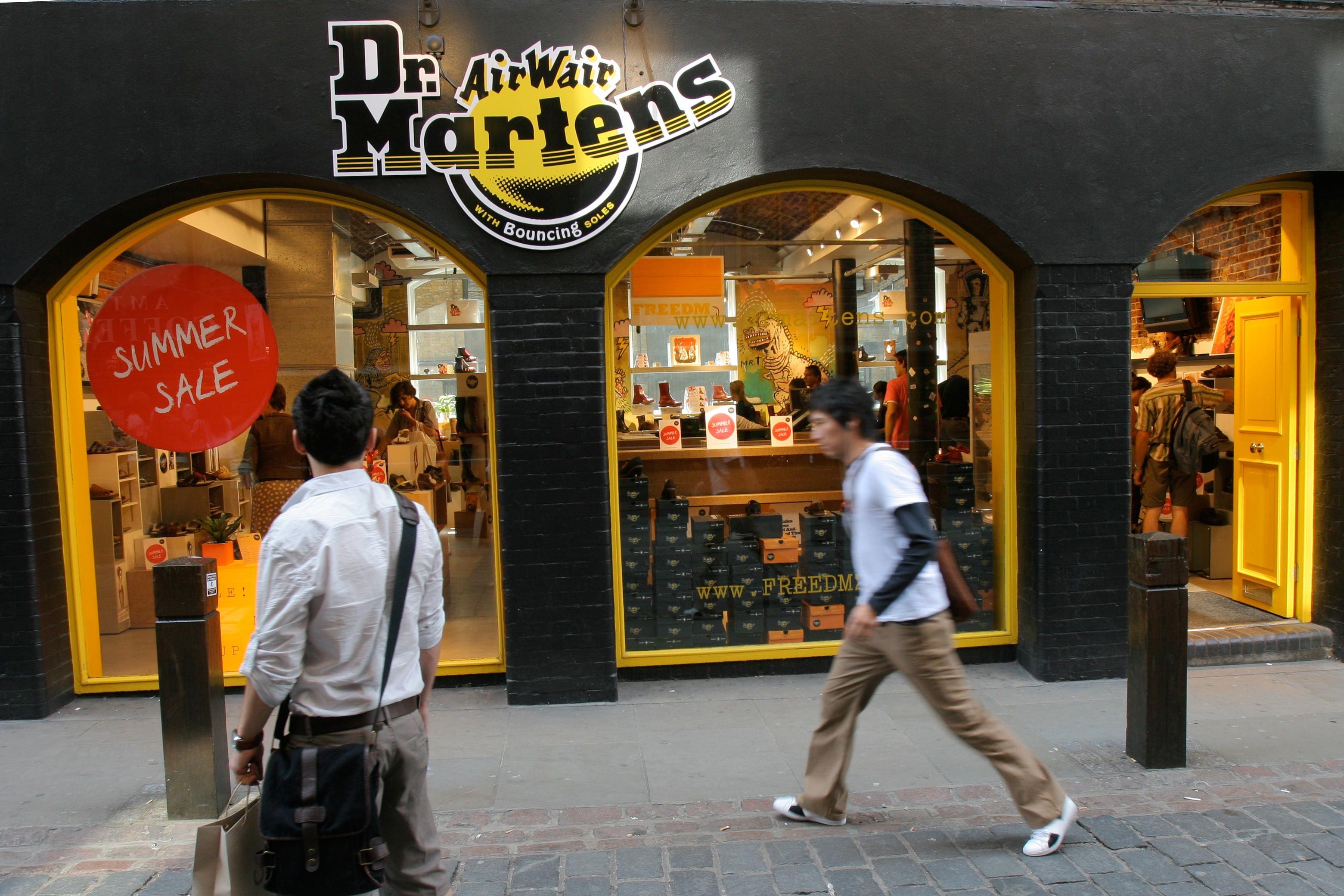 Dr Martens has decided to scale back discounts and clearance activities