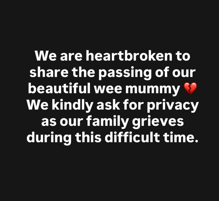 'Traitors' winner Rachel Duffy reveals her mum has died