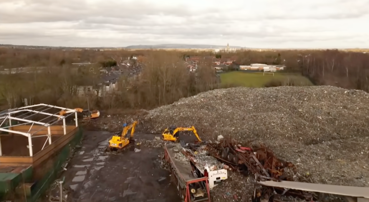 A waste site in Bickershaw, Wigan, is on land largely owned by the Duchy of Lancaster, the King’s extensive private portfolio of properties and estates