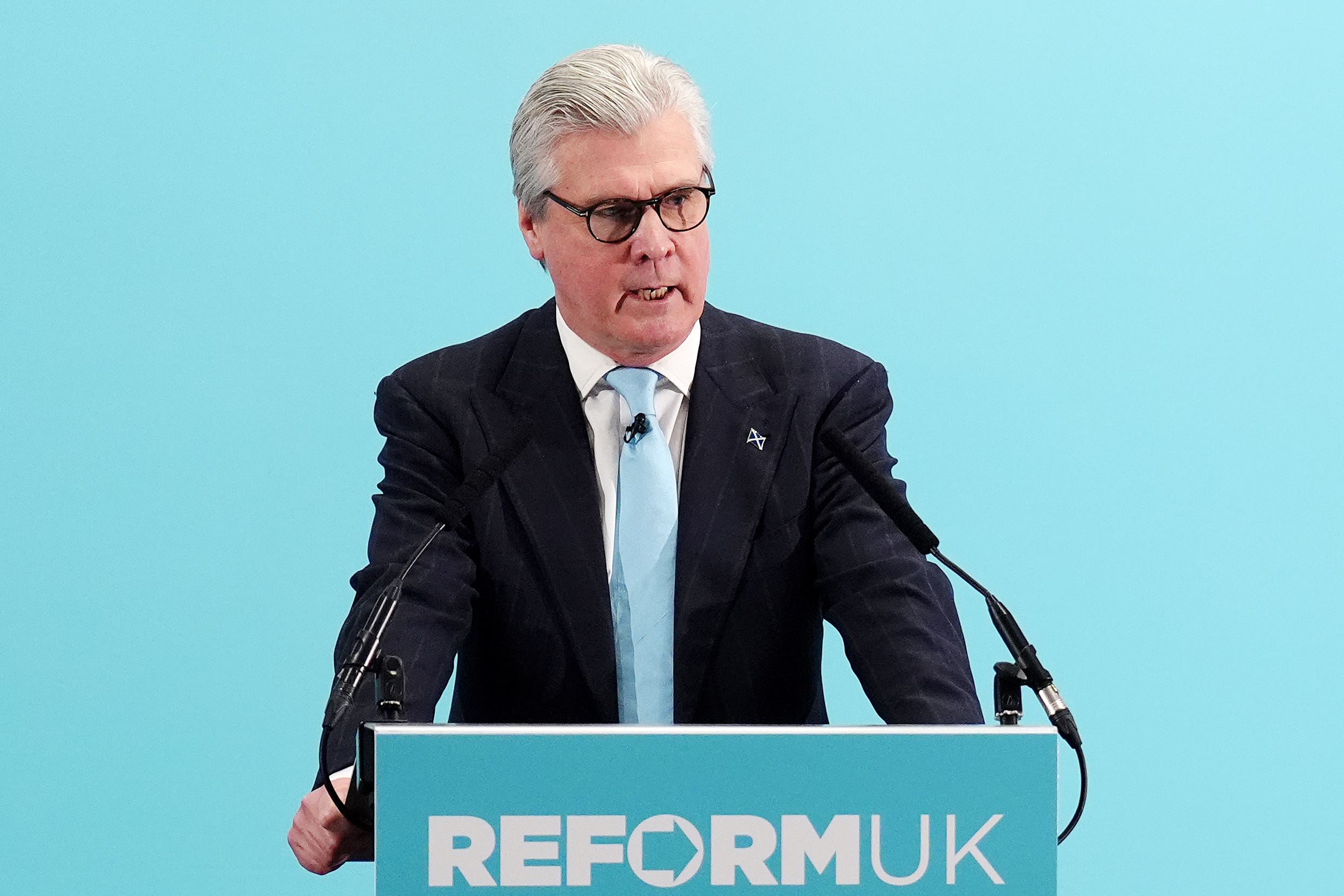 The tax plans were announced by Reform’s Scottish leader Malcolm Offord (Andrew Milligan/PA)