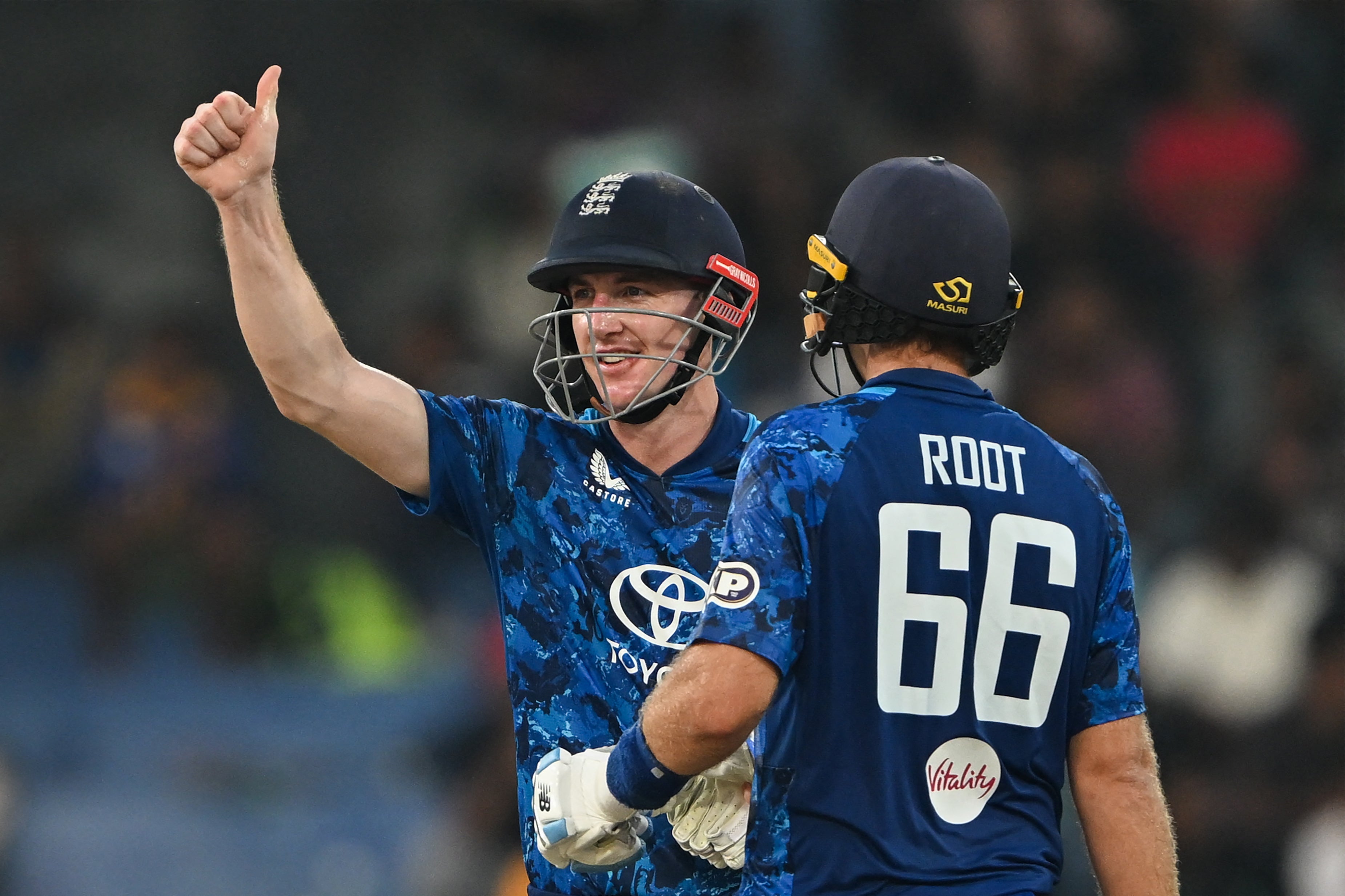 Harry Brook and Joe Root both hit centuries on Tuesday