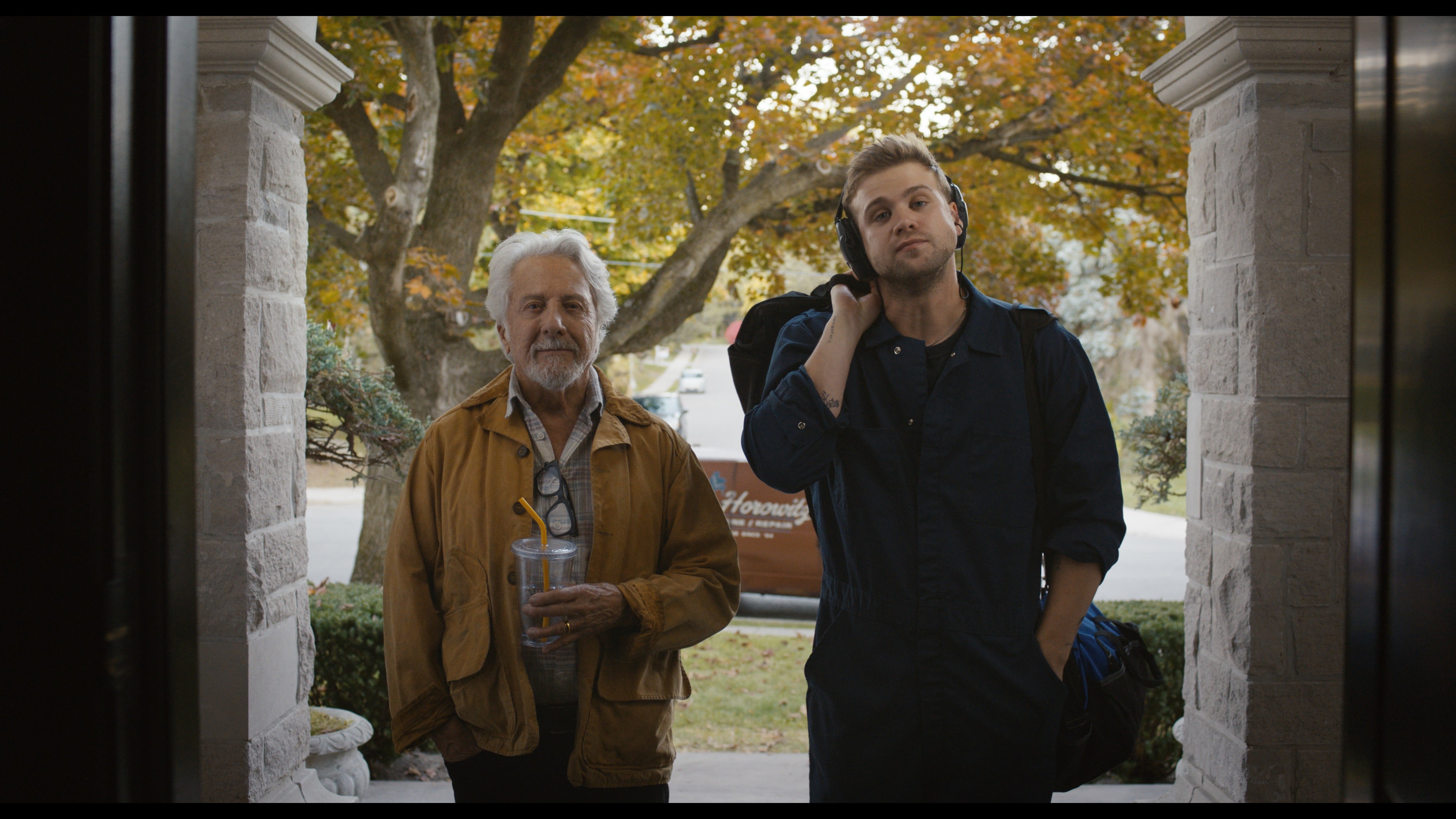 Dustin Hoffman and Leo Woodall in 'Tuner'