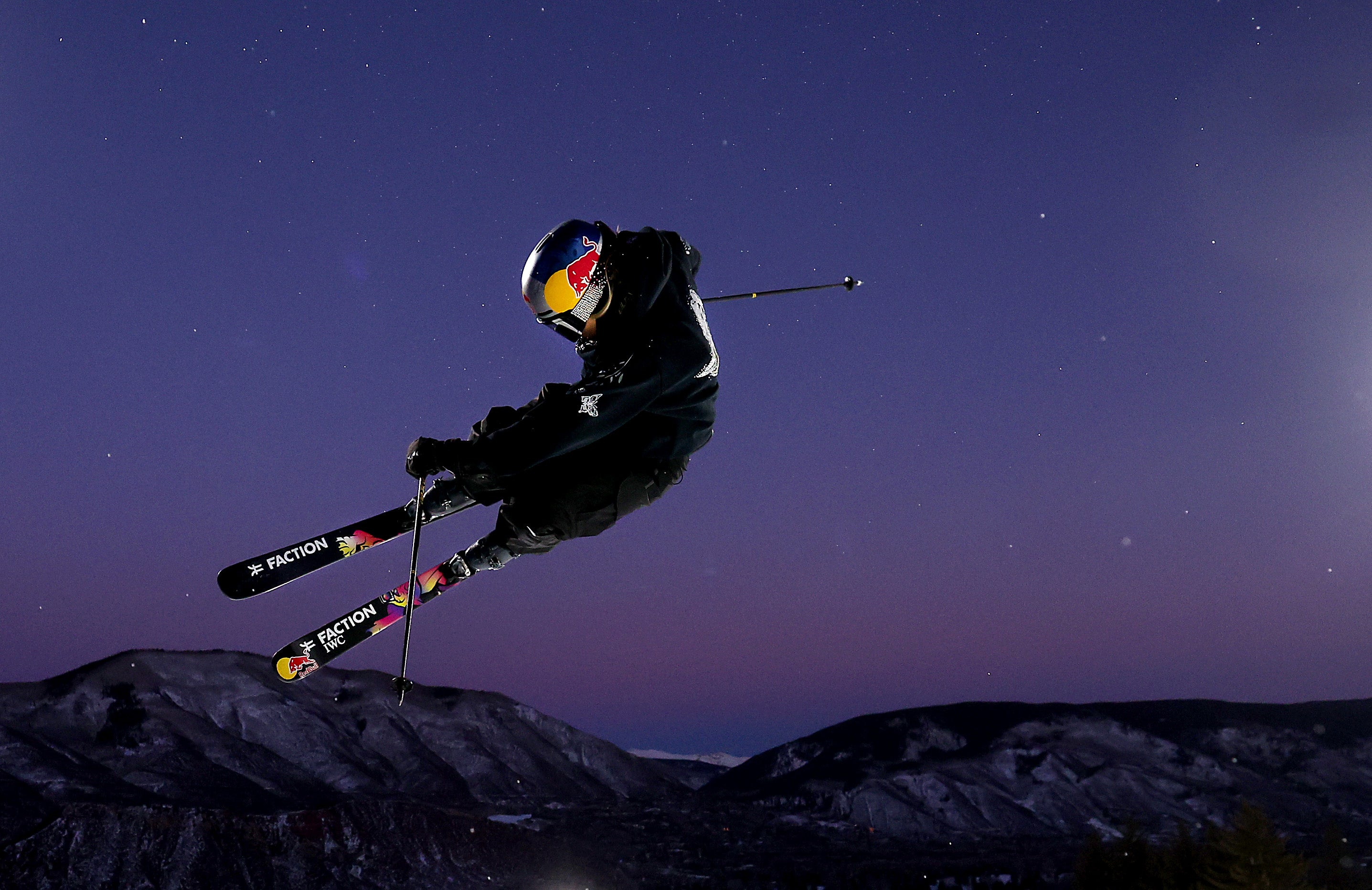 Eileen Gu of China competes in the Women's Ski SuperPipe final on day 2 of the X Games Aspen