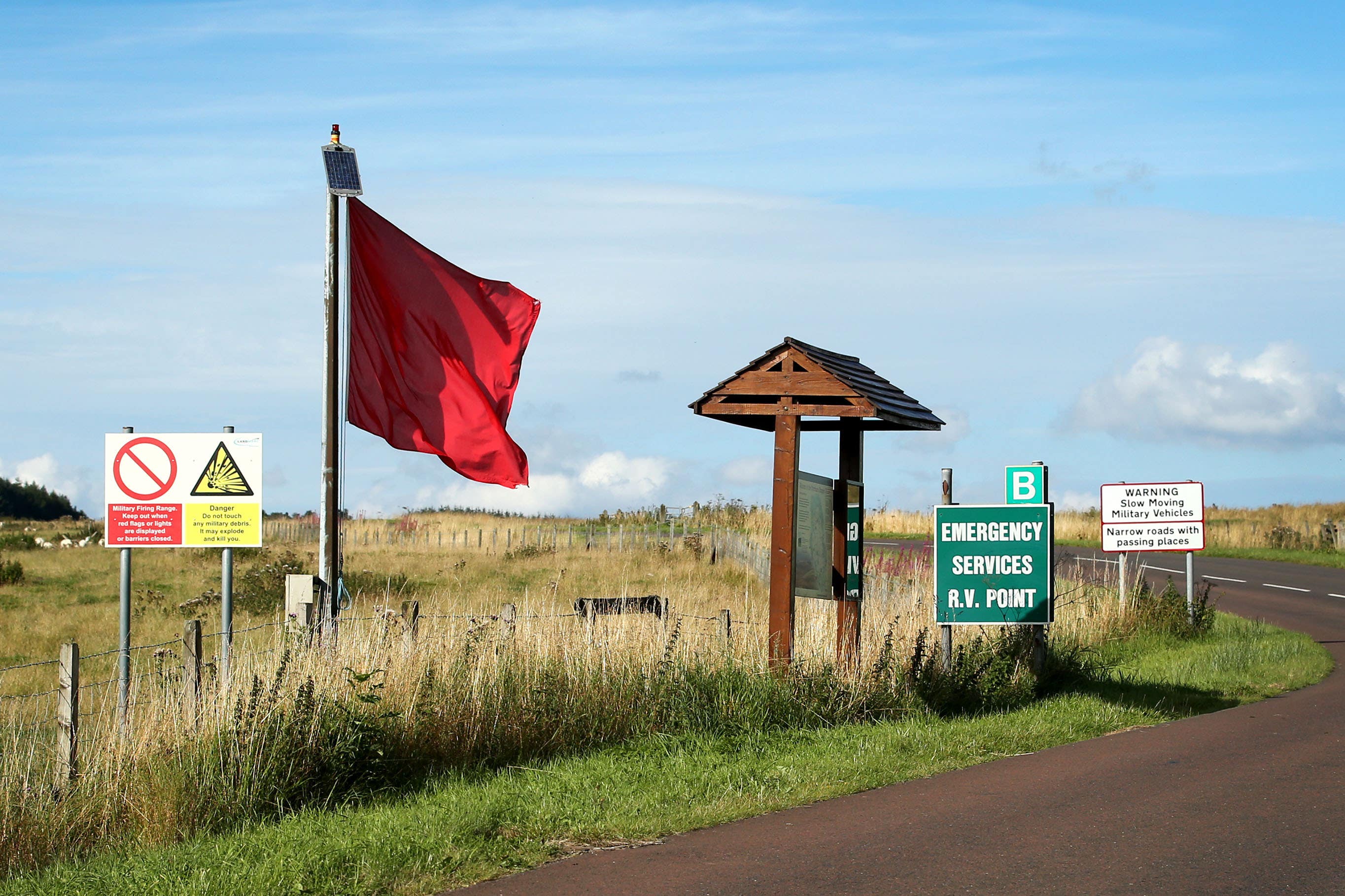 Muldowney died following an incident at Otterburn Training Area in Northumberland (pictured)