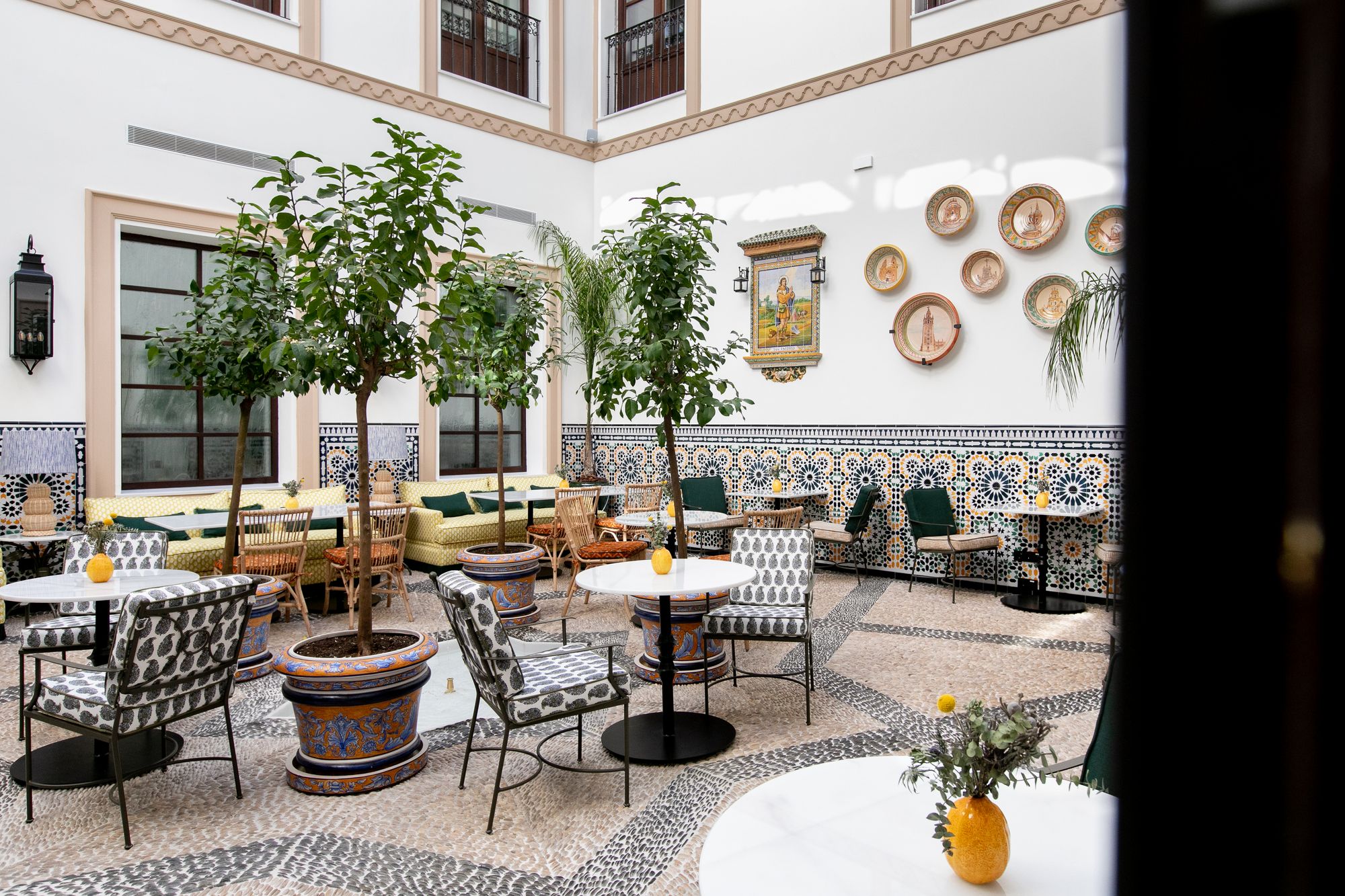 From lemon tries to geometric tiles, El Limón restaurant is one of the city’s most enchanting spaces