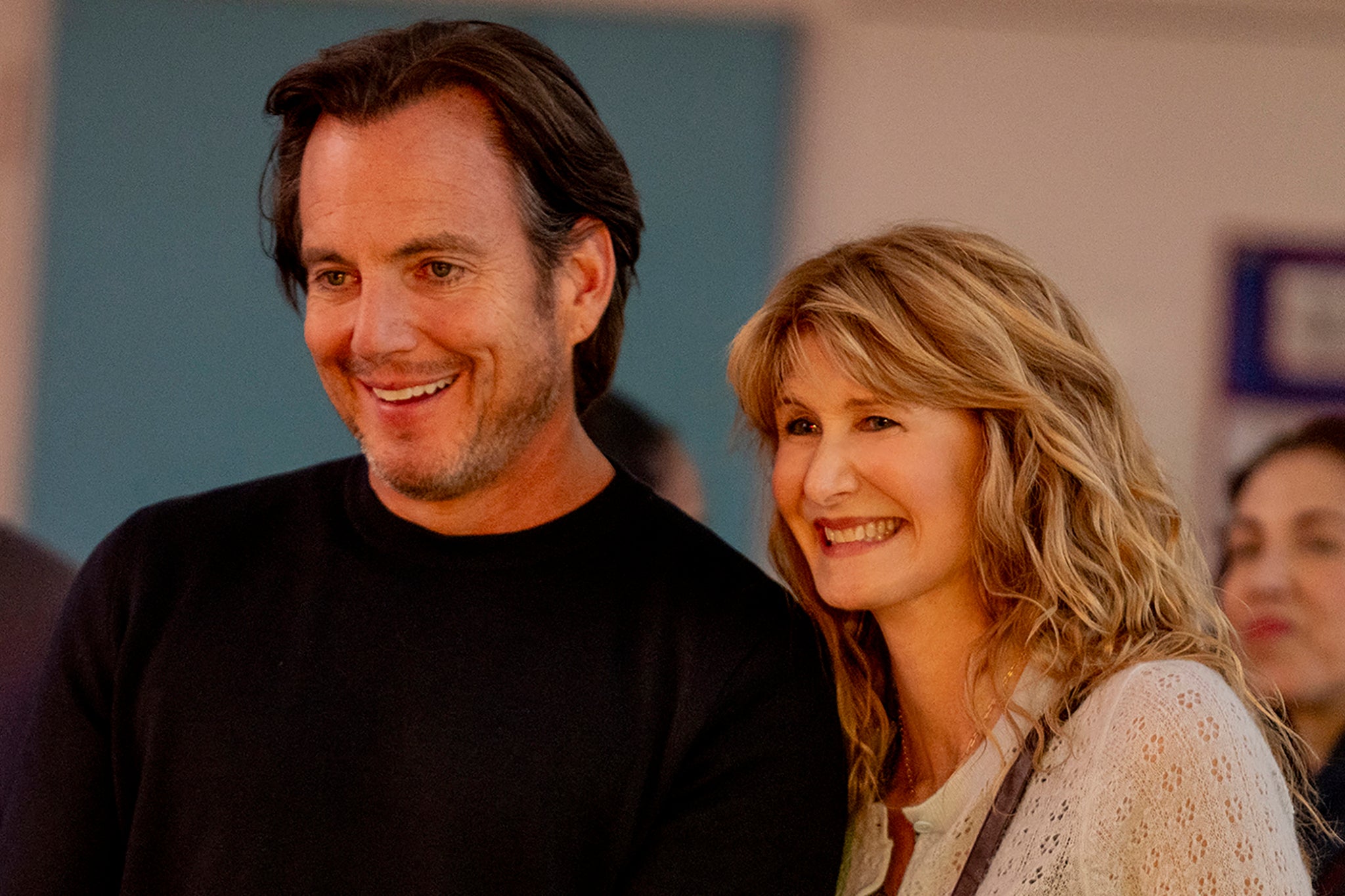 Will Arnett and Laura Dern in Bradley Cooper’s ‘Is This Thing On?’