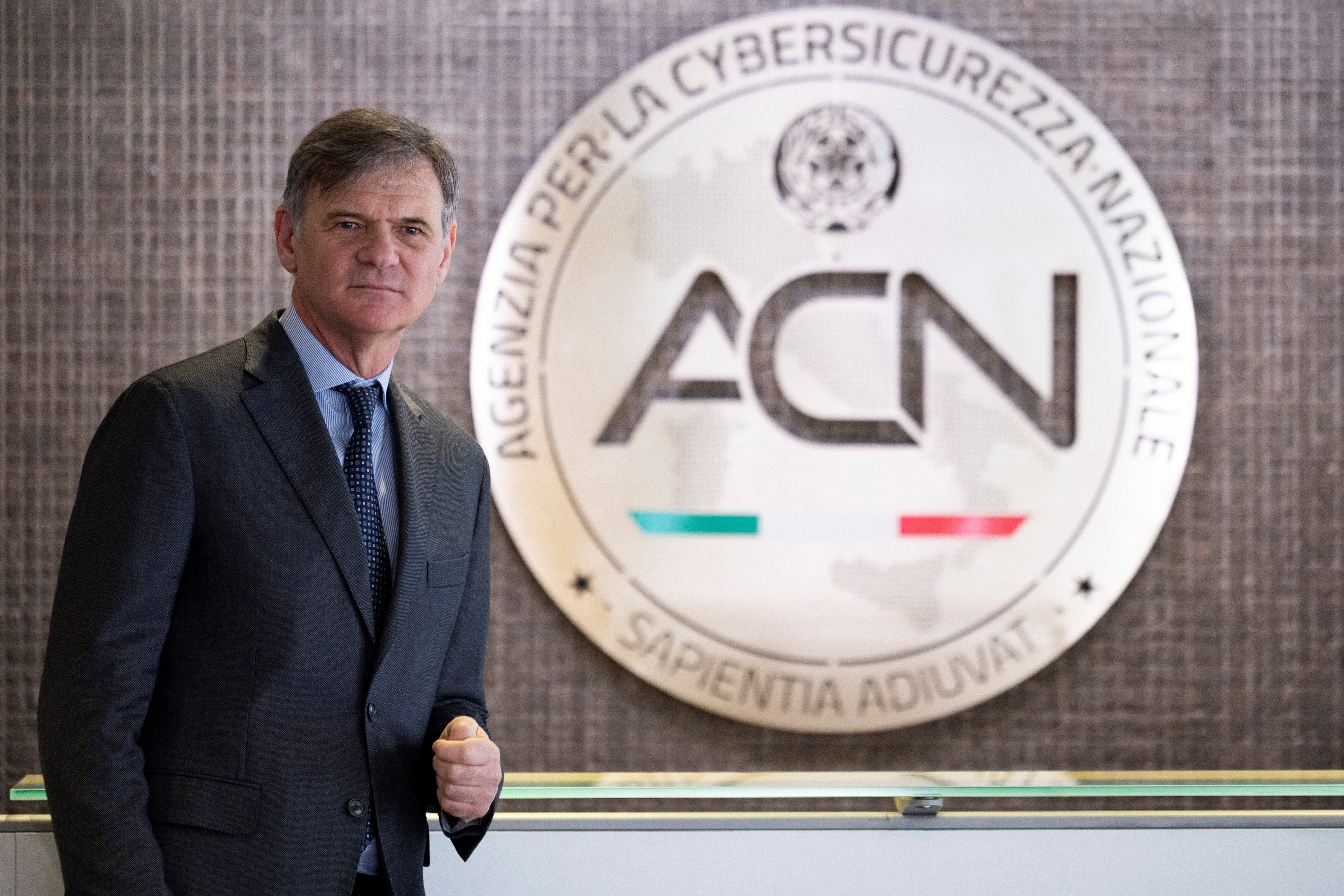 Gianluca Galasso (pictured) has been assessing the threat of cyberattacks at the Winter Olympics