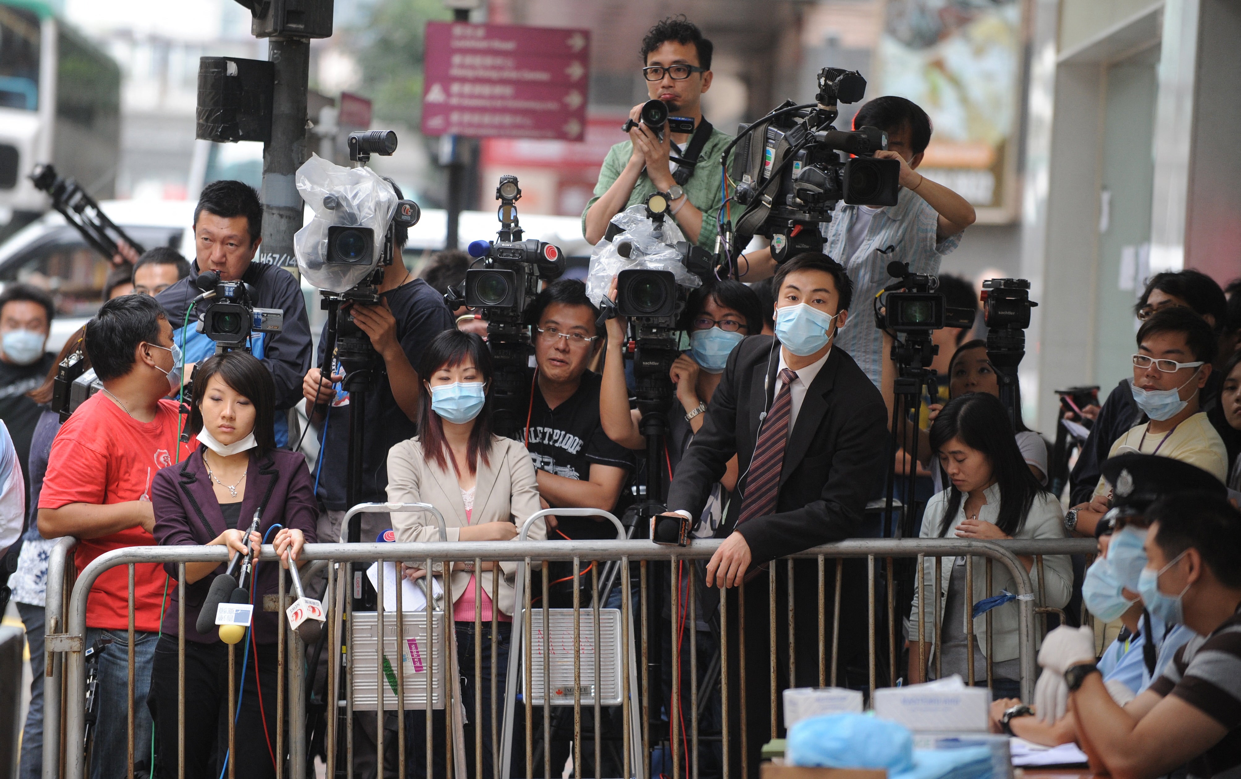 Journalists in Hong Kong are under mounting pressure