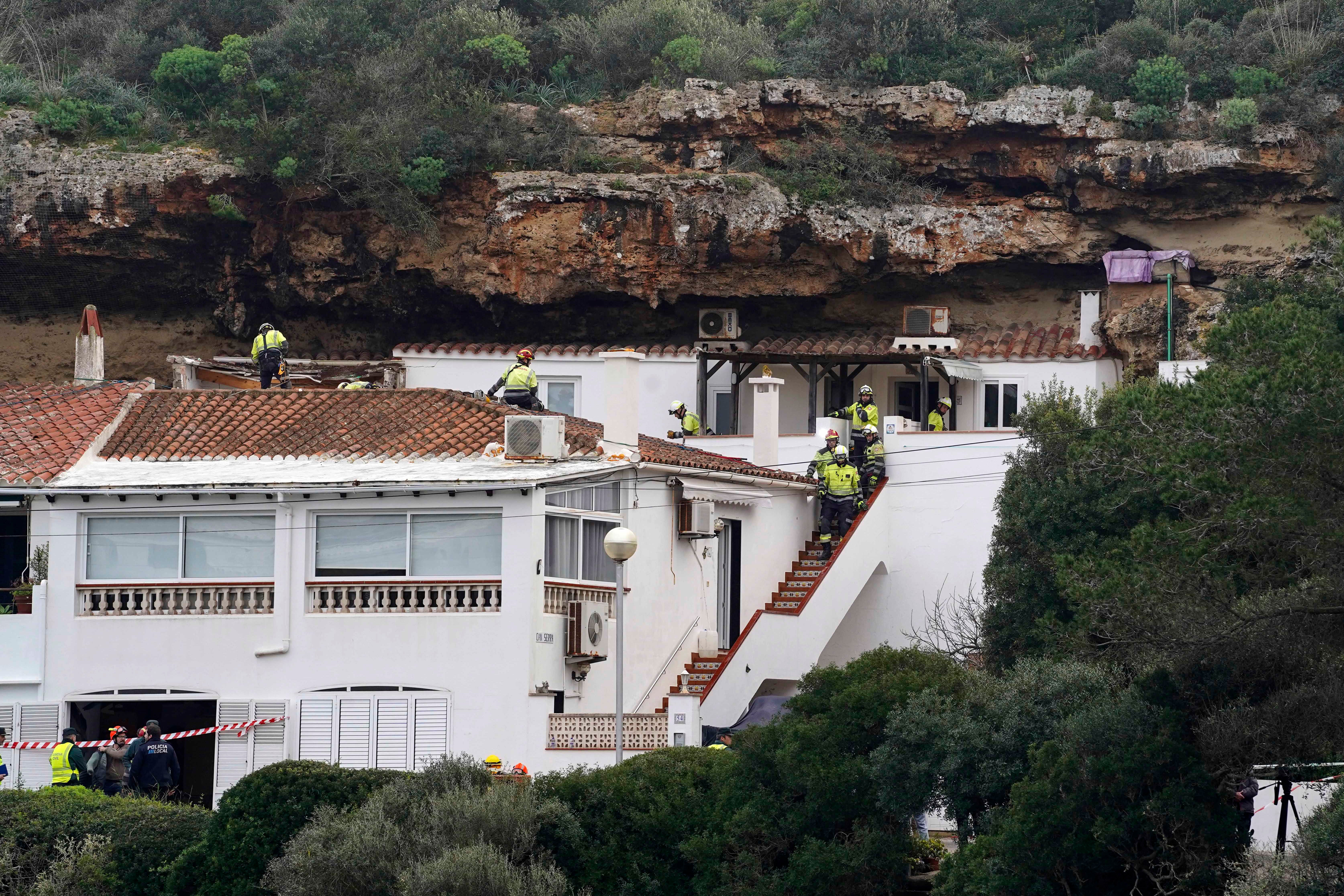 All seven people who lived in the house were at home at the time of the accident