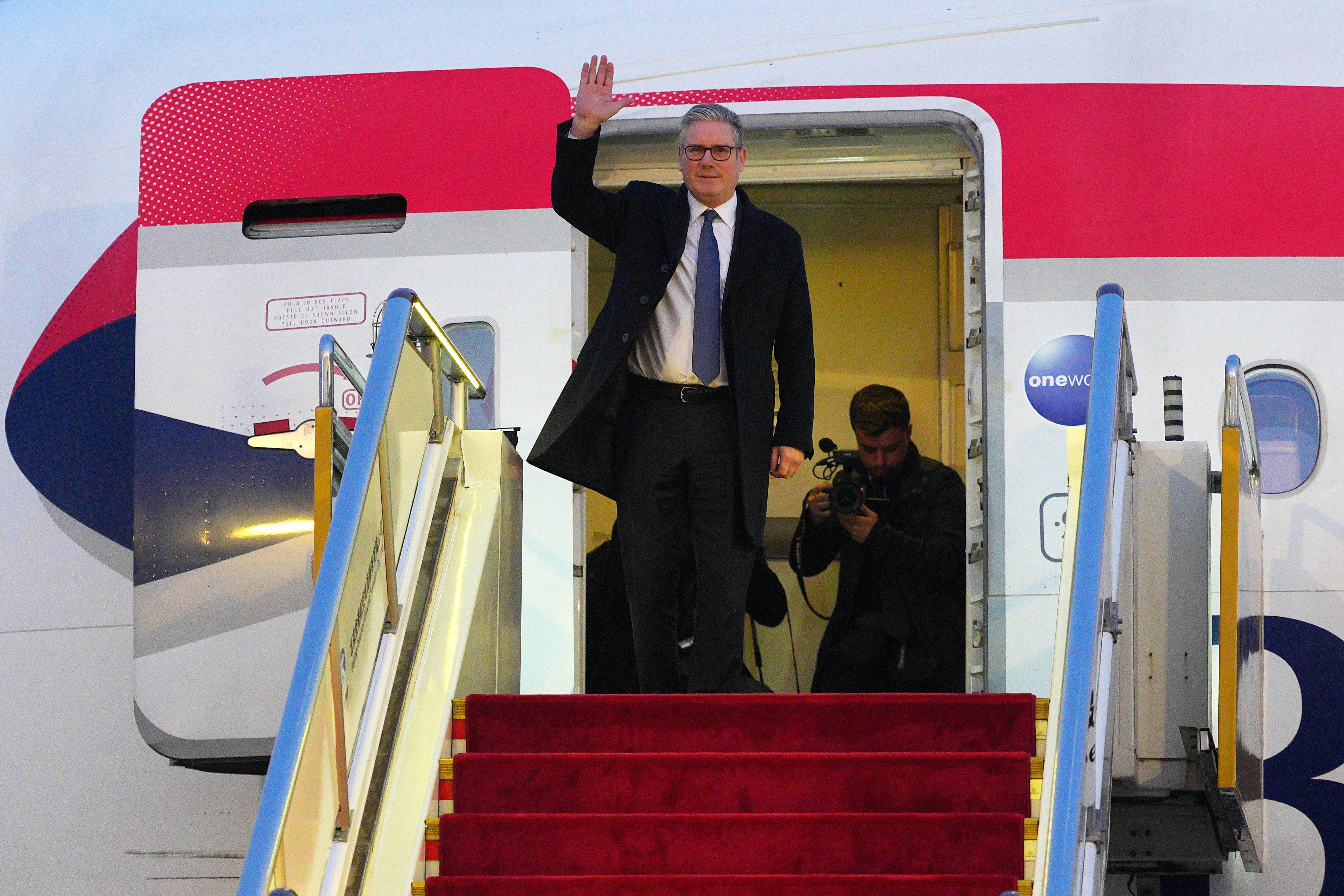 Keir Starmer arrives in Beijing on Wednesday