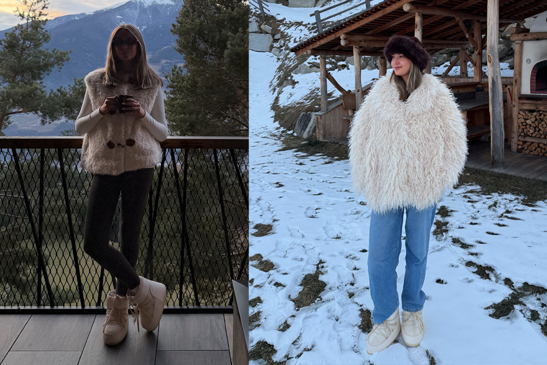 I opted for the cream Moon Boots