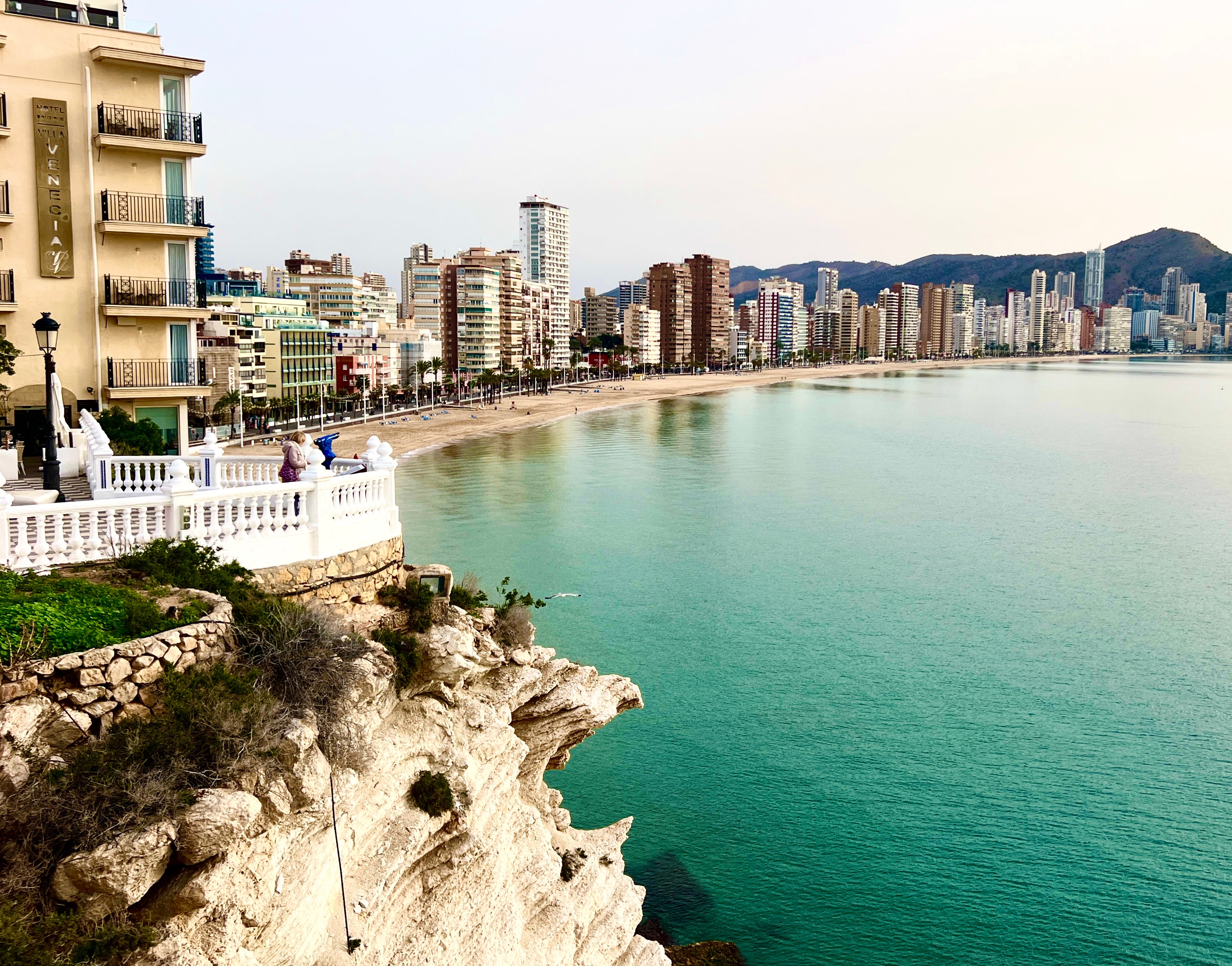Dream destination? Benidorm on Spain's Costa Blanca, is a package holiday favourite for many British families