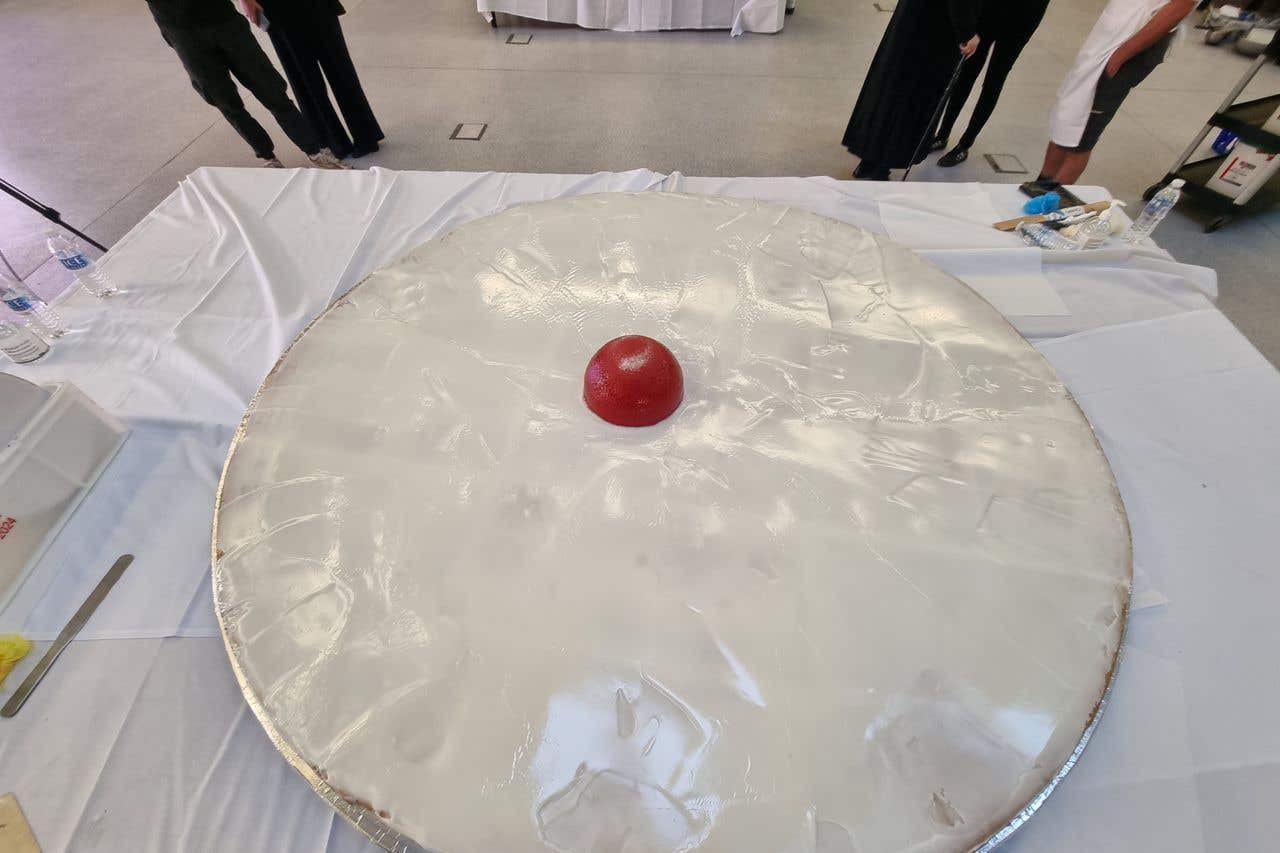 The giant Empire biscuit by Harry Gow Bakers was the winner (Ryan McDougall/PA)