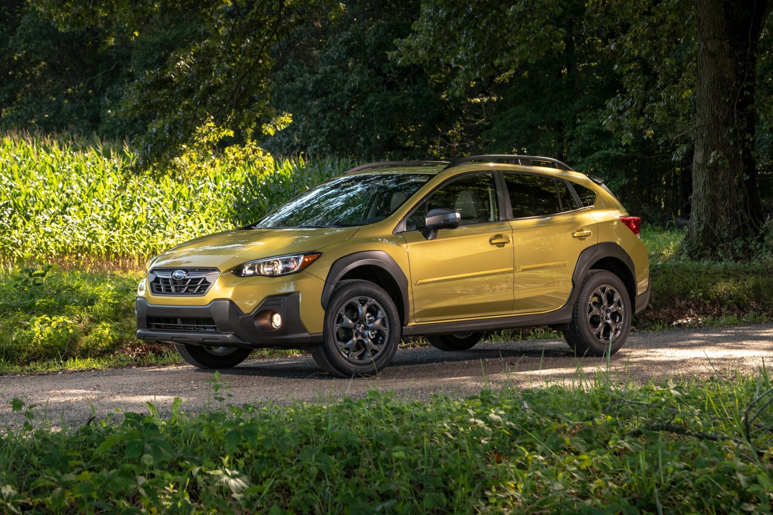 The Crosstrek helps you get off the beaten path with standard all-wheel drive and extra ground clearance
