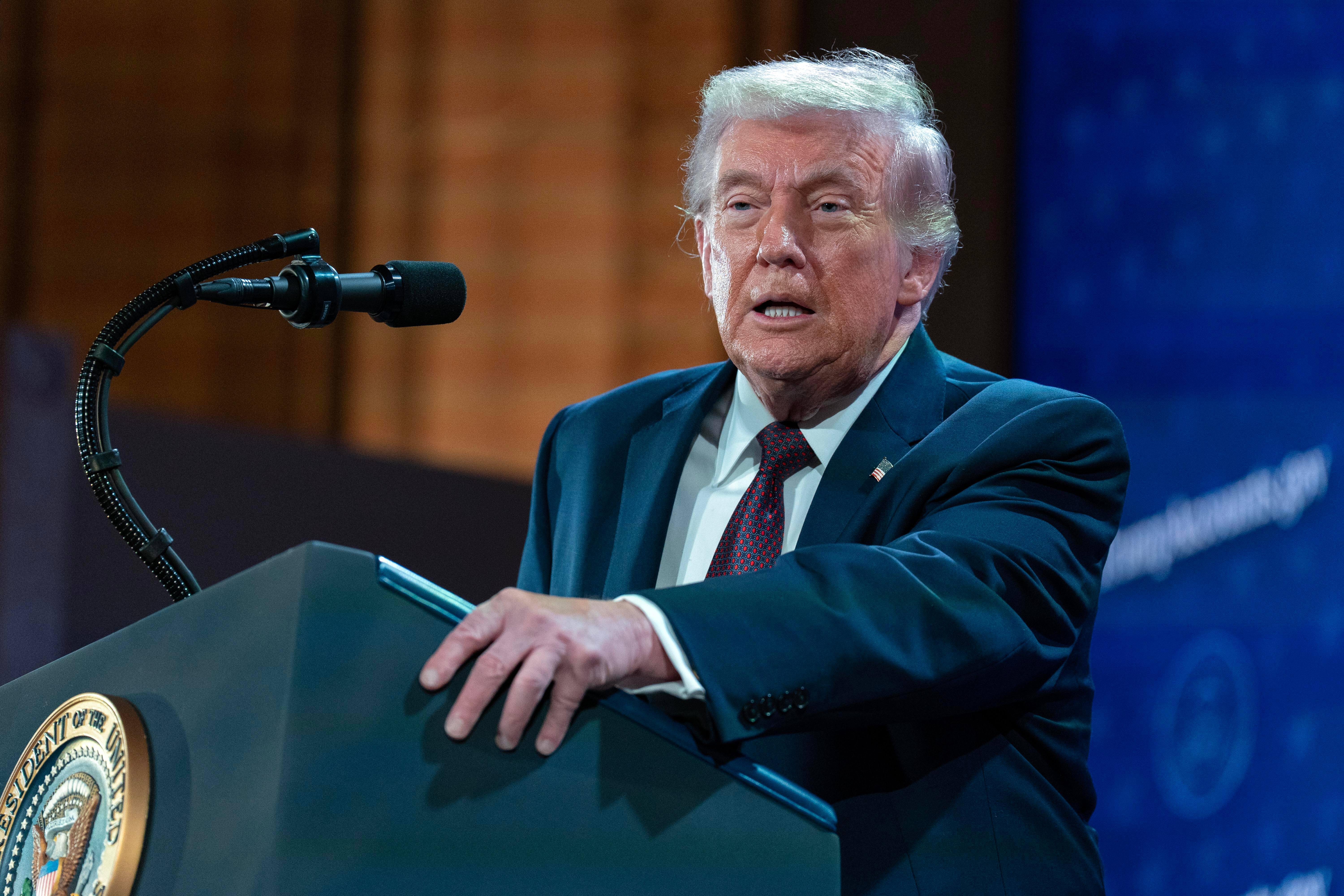 Donald Trump went on a fresh social media blitz last night, posting over 50 times in a few hours