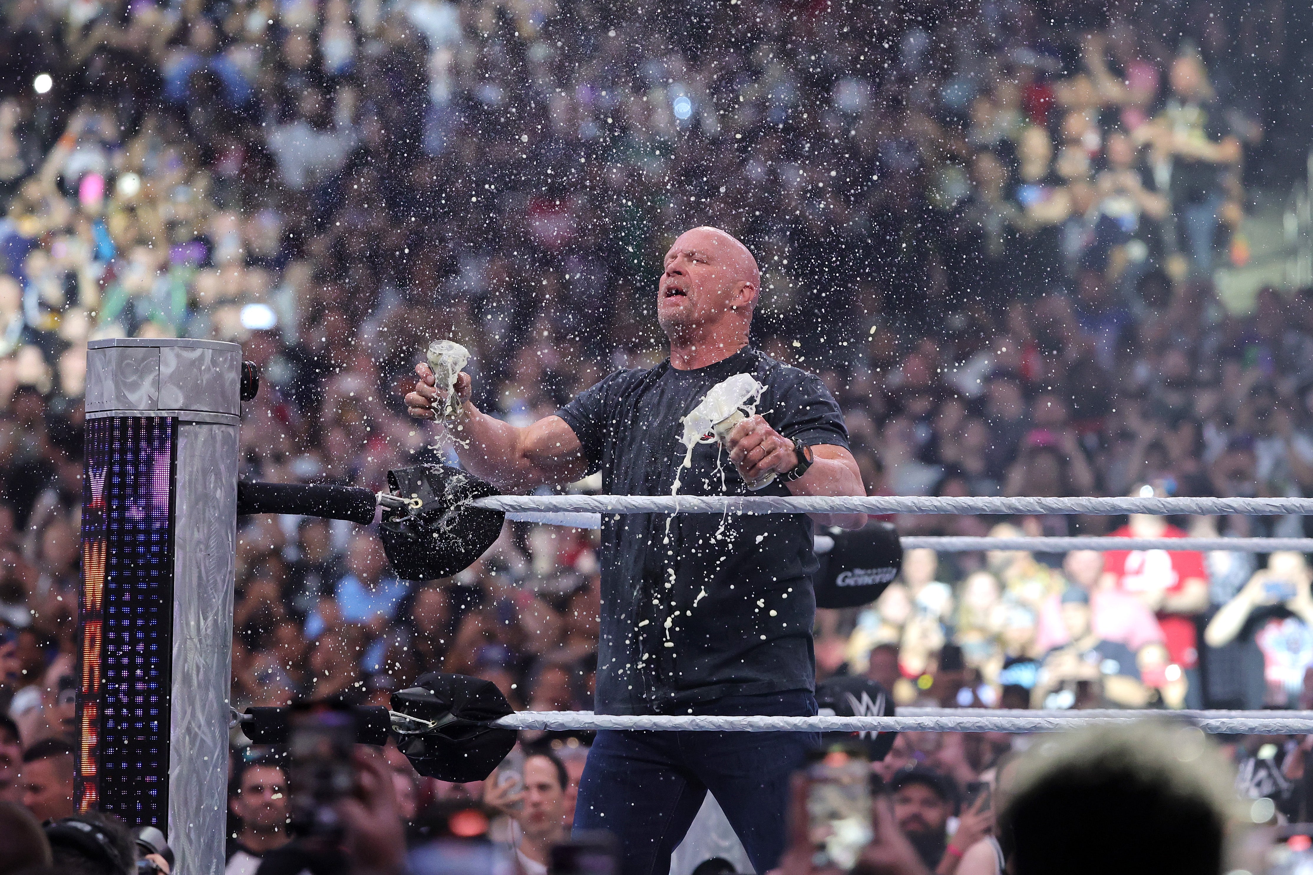 'Stone Cold' Steve Austin regularly drank two beers at once in the WWE