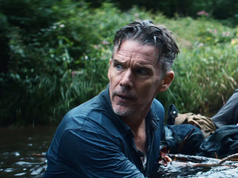 Ethan Hawke performing his own stunt in new drama 'The Weight'