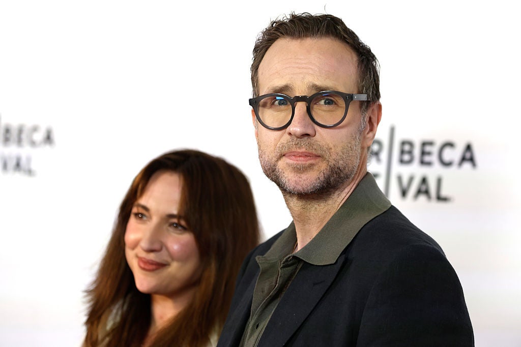 Rafe Spall with partner and 'Trying' co-star Esther Smith