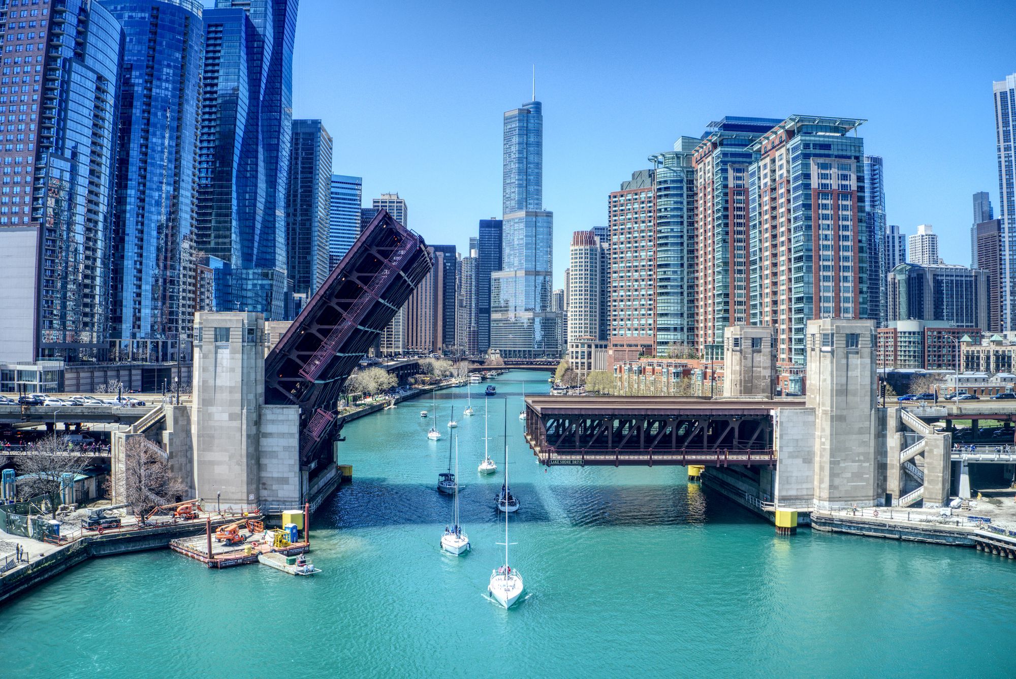 Chicago, pictured, is one of the traveler’s favorite cities, along with San Diego, Denver, Seattle, Boston, NYC, and Austin
