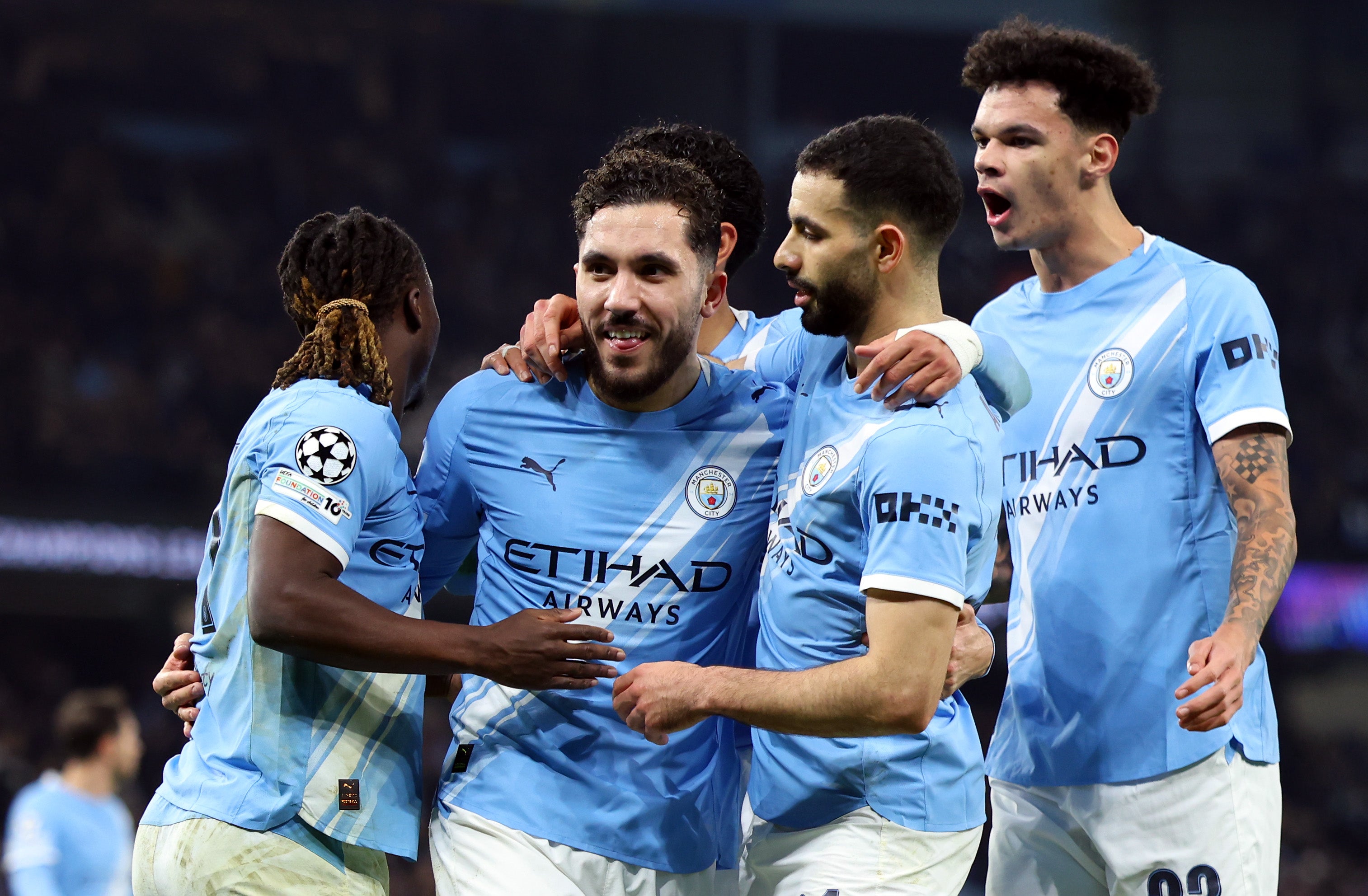 A new-look Manchester City are into the last 16 of the Champions League